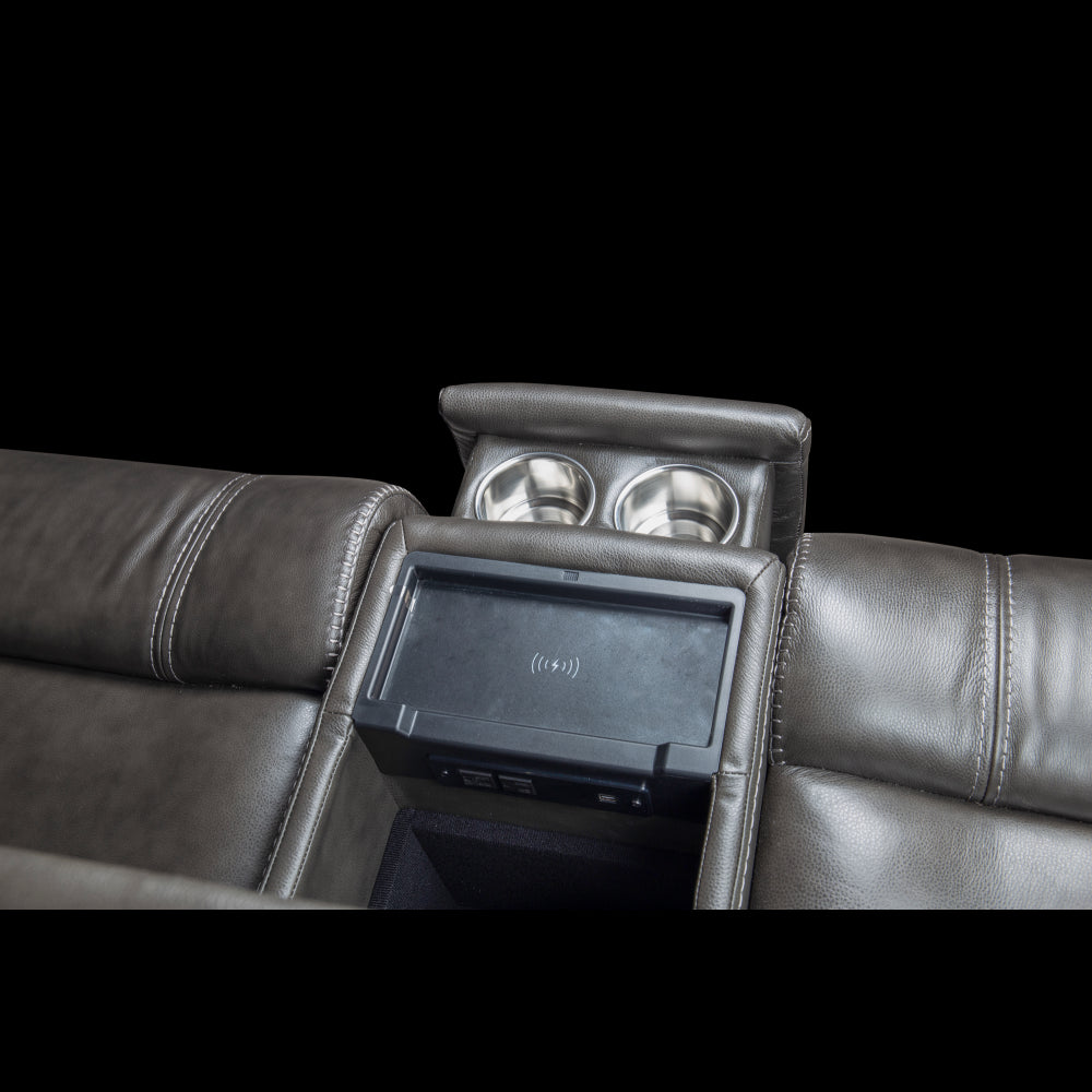 24PHL-1188 Glenwood Loveseat Console, Rainer Steel