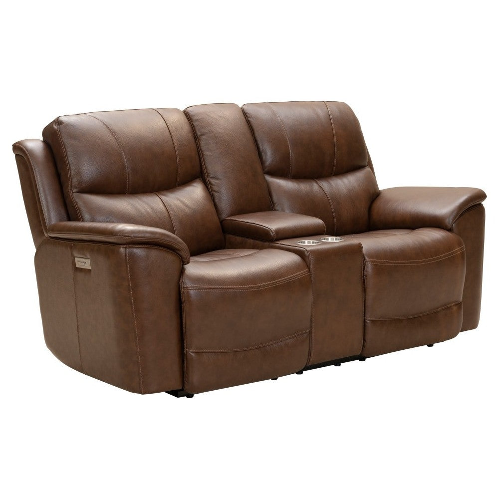24PHL-3665 Kaden Power Reclining Console Loveseat, Jarod Brown