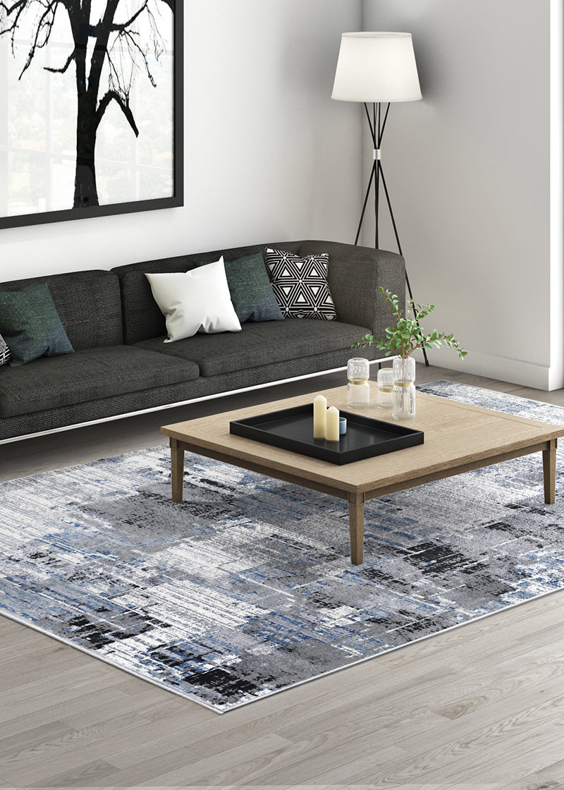 Couristan Marblehead Emperador Blue-Grey Rug 7'10" x 10'3"