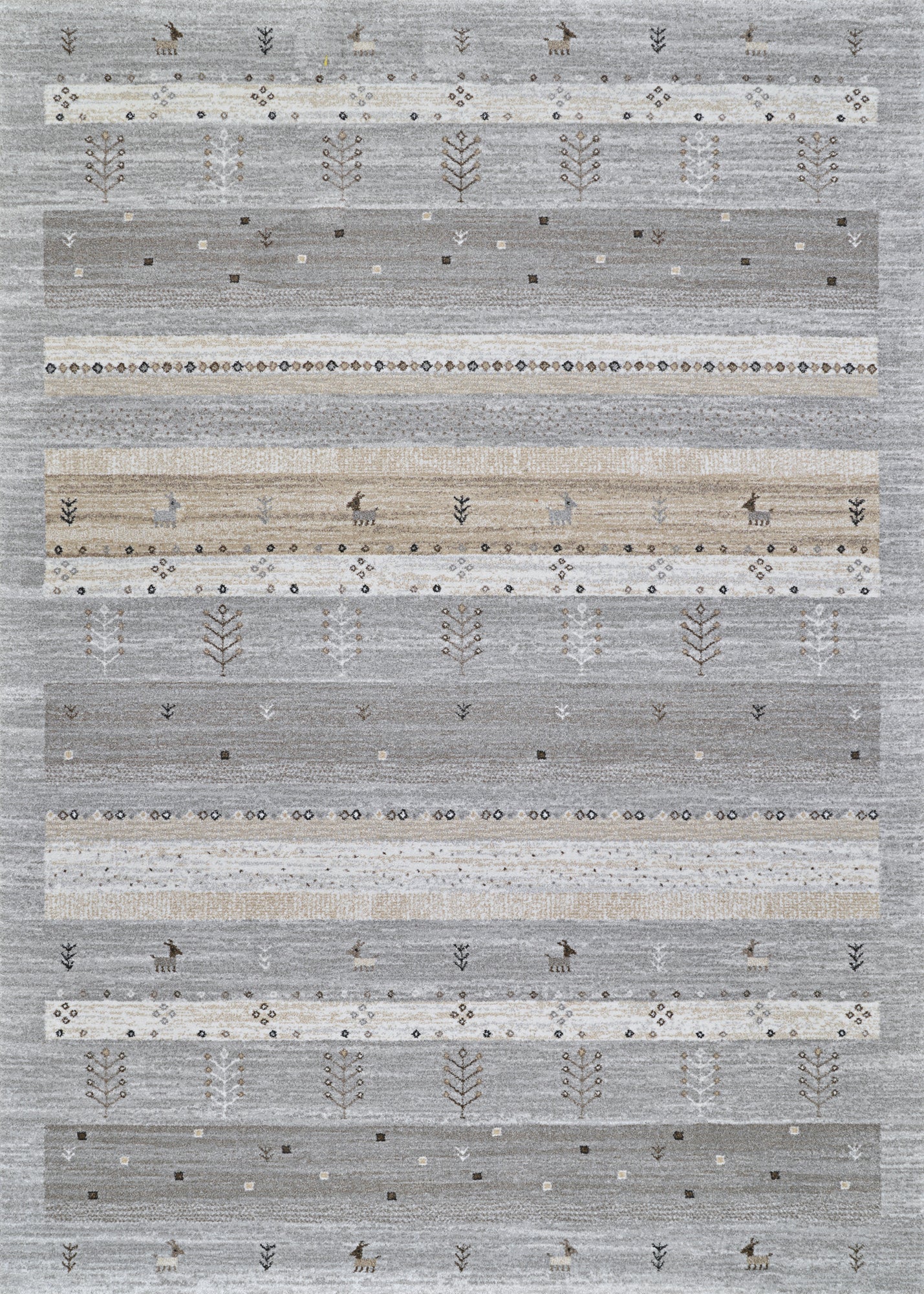 Couristan Nomad Karwal Mushroom Runner Rug 2'7" x 7'10"