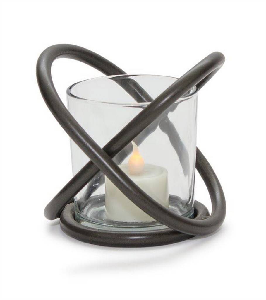 Votive Holder (Set Of 2) 4"H Metal/Glass