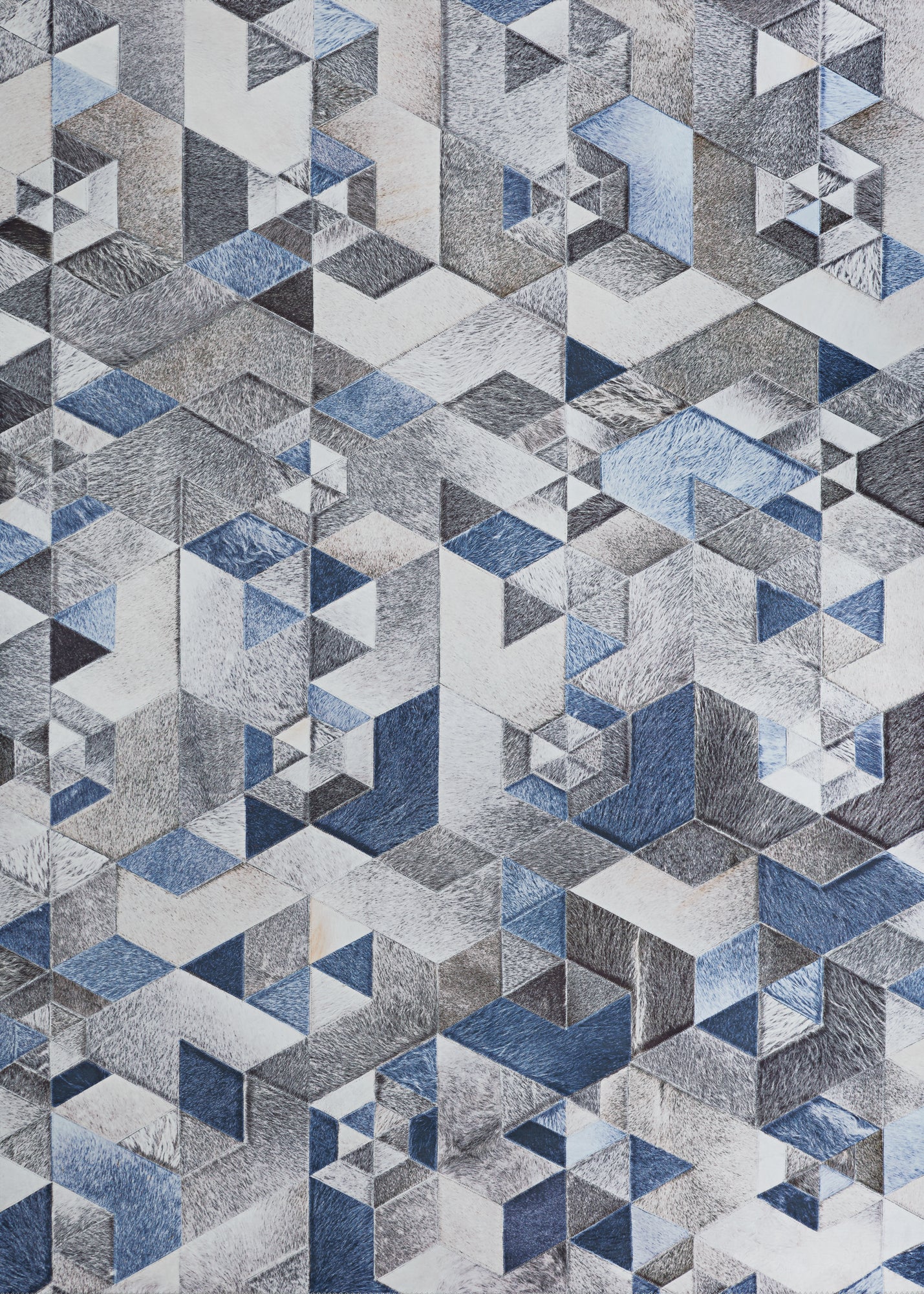 Couristan Prairie Falsterbo Denim Rug 2' x 3'7"