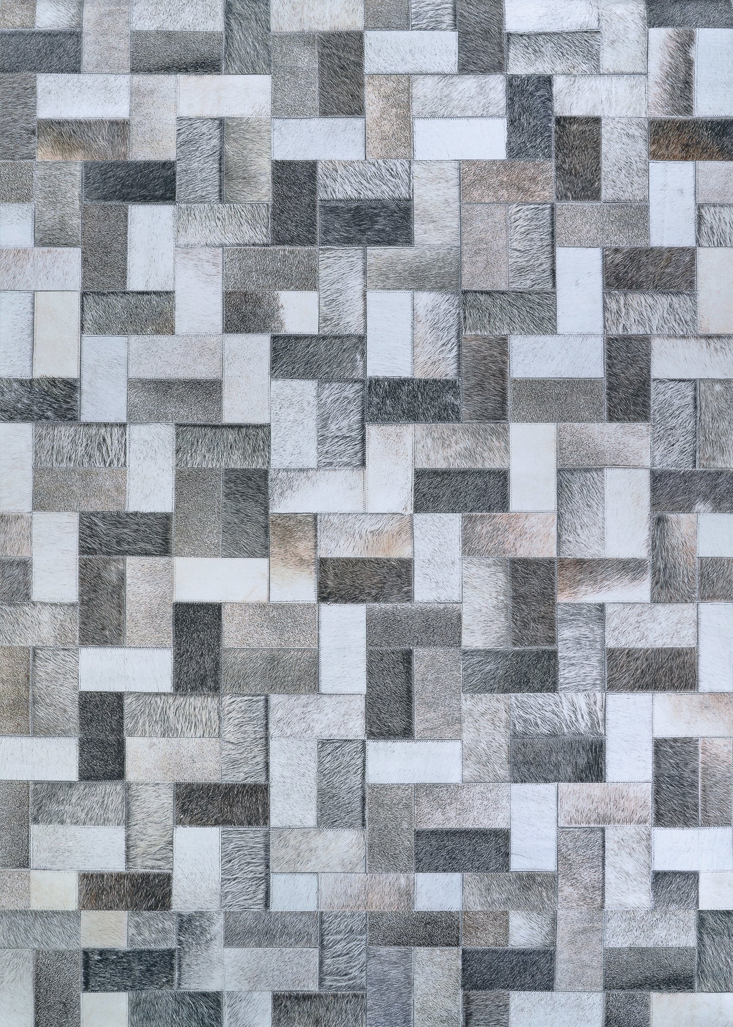 Couristan Prairie Nordic Grey-Brown-No Foil Rug 3'9" x 5'5"