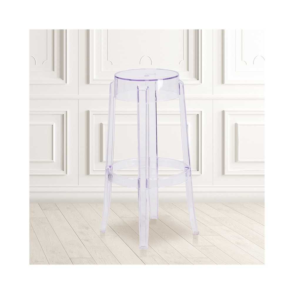 29.75'' High Transparent Barstool