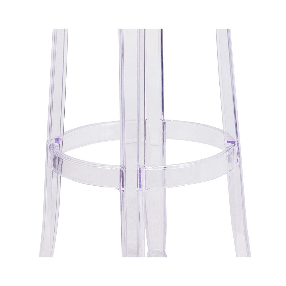 29.75'' High Transparent Barstool