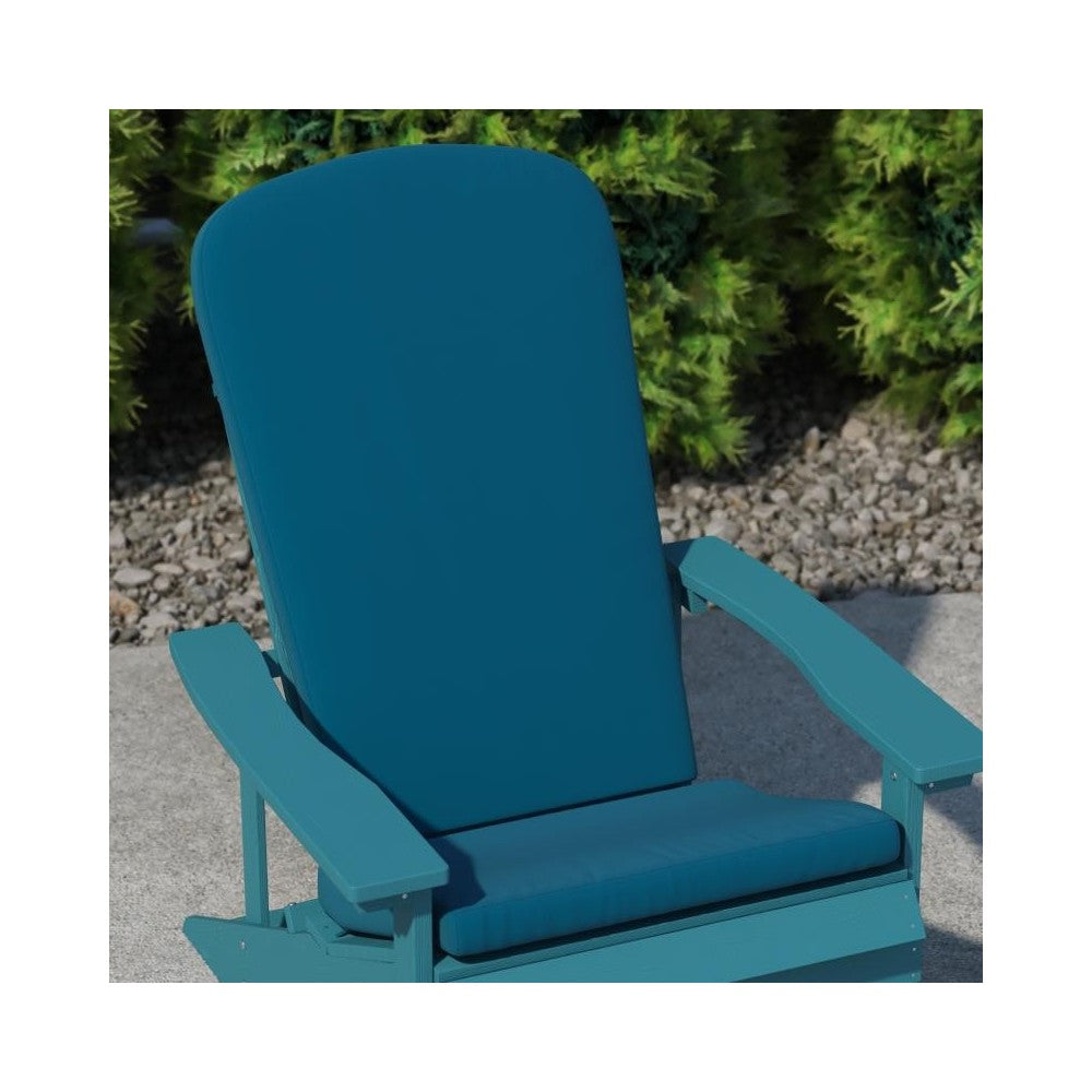 2PK Teal Chair Cushions