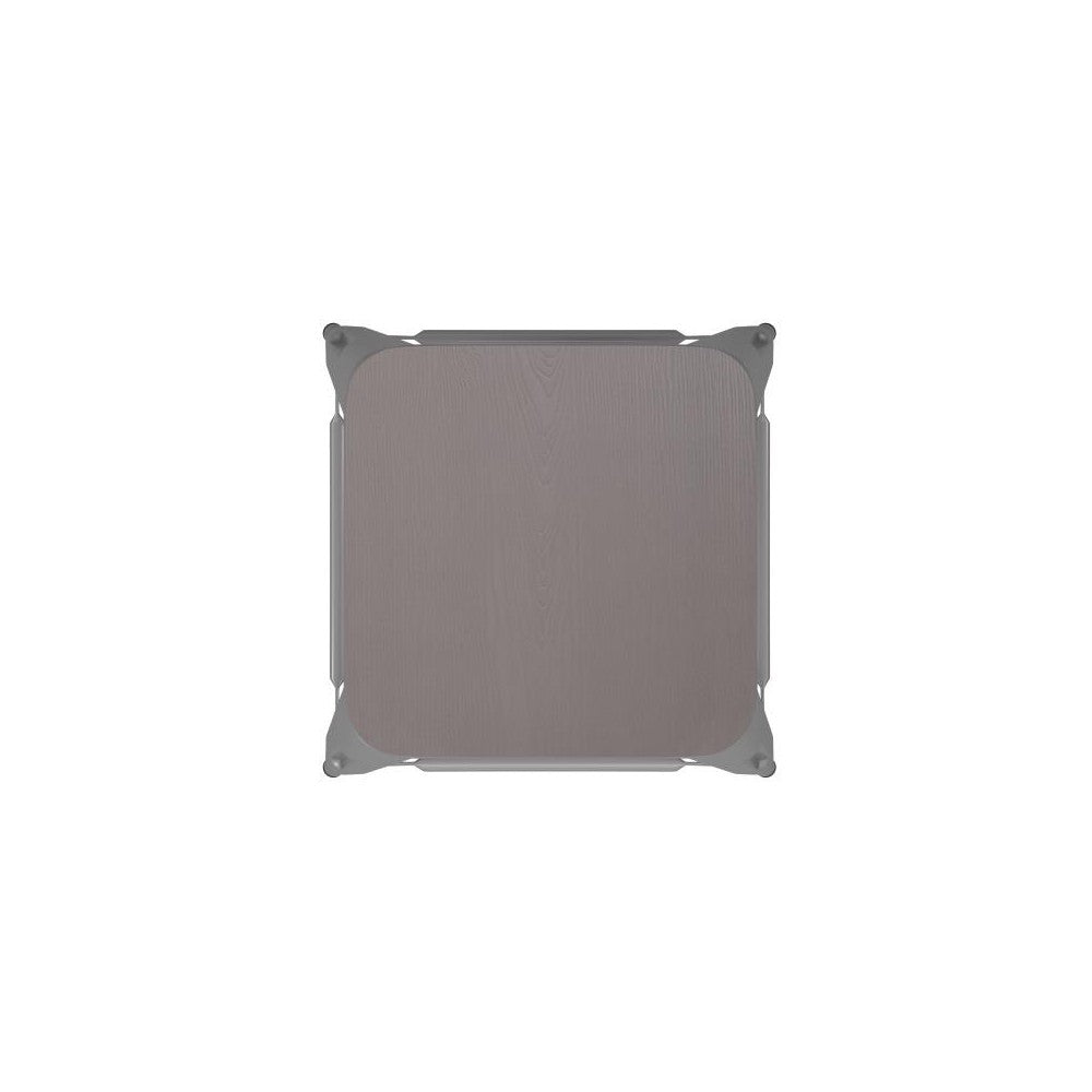 30" Silver Stool-Gray Seat