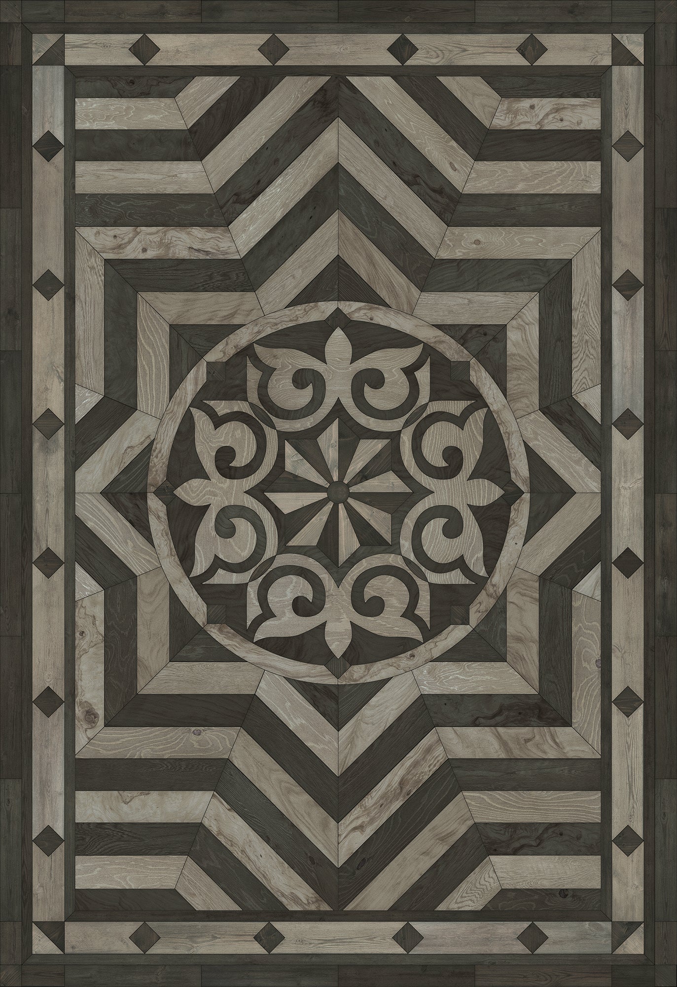 Artisanry - Caledonian - Expect a Masterpiece 70x102 Vintage Vinyl Floorcloth