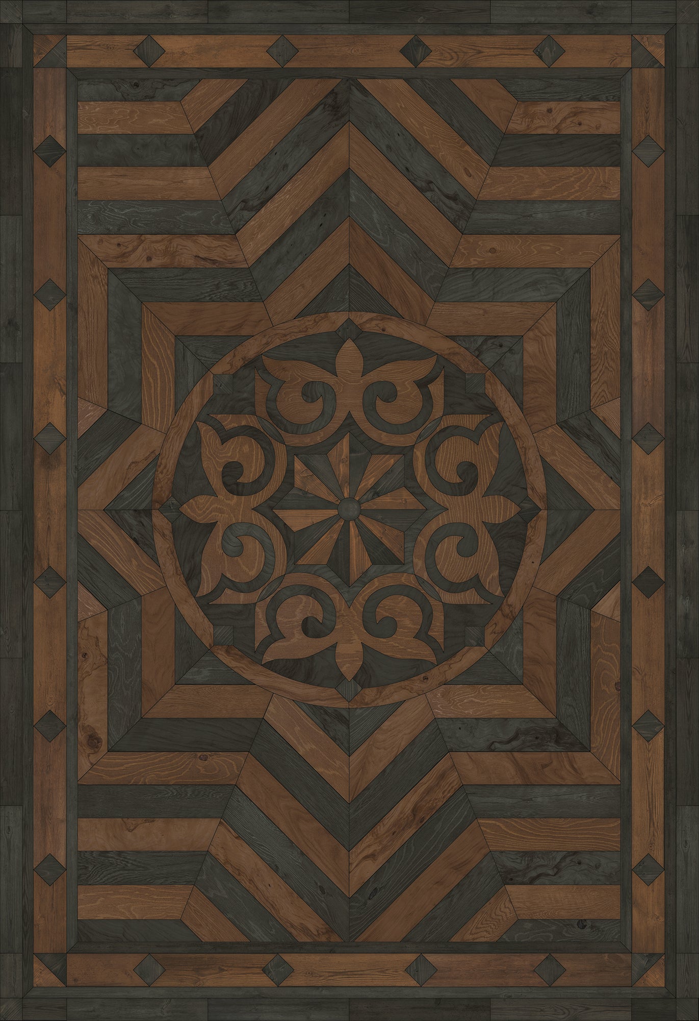 Artisanry - Caledonian - Foundation of Refinement 96x140 Vinyl Floorcloth