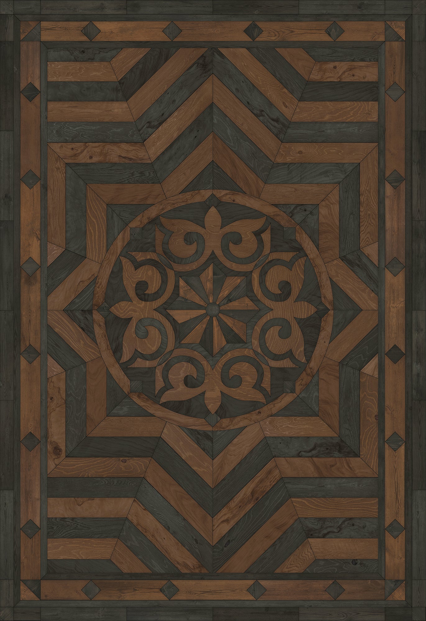 Artisanry - Caledonian - Foundation of Refinement 120x175 Vinyl Floorcloth