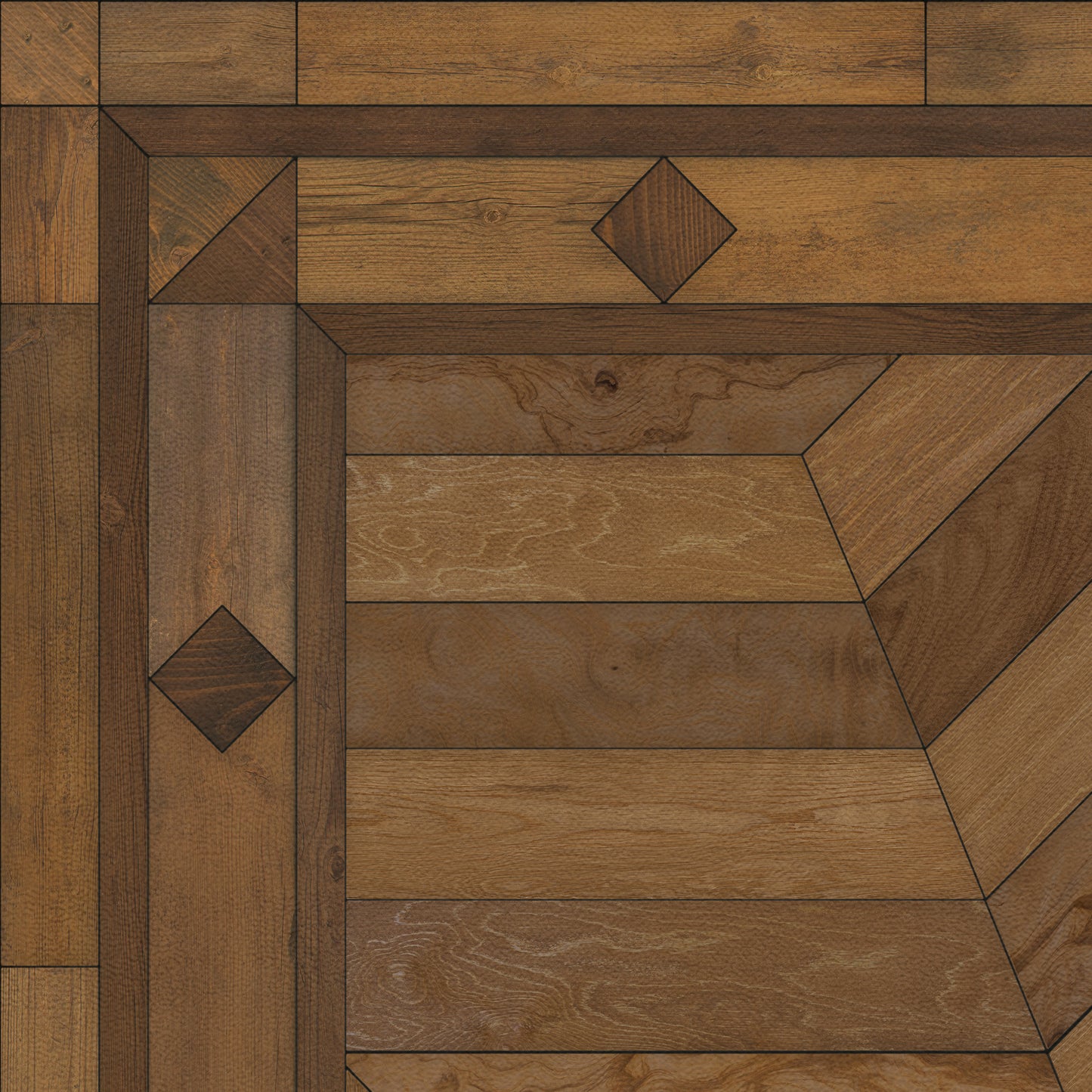 Artisanry - Caledonian - Source of Delight 38x56 Vintage Vinyl Floorcloth