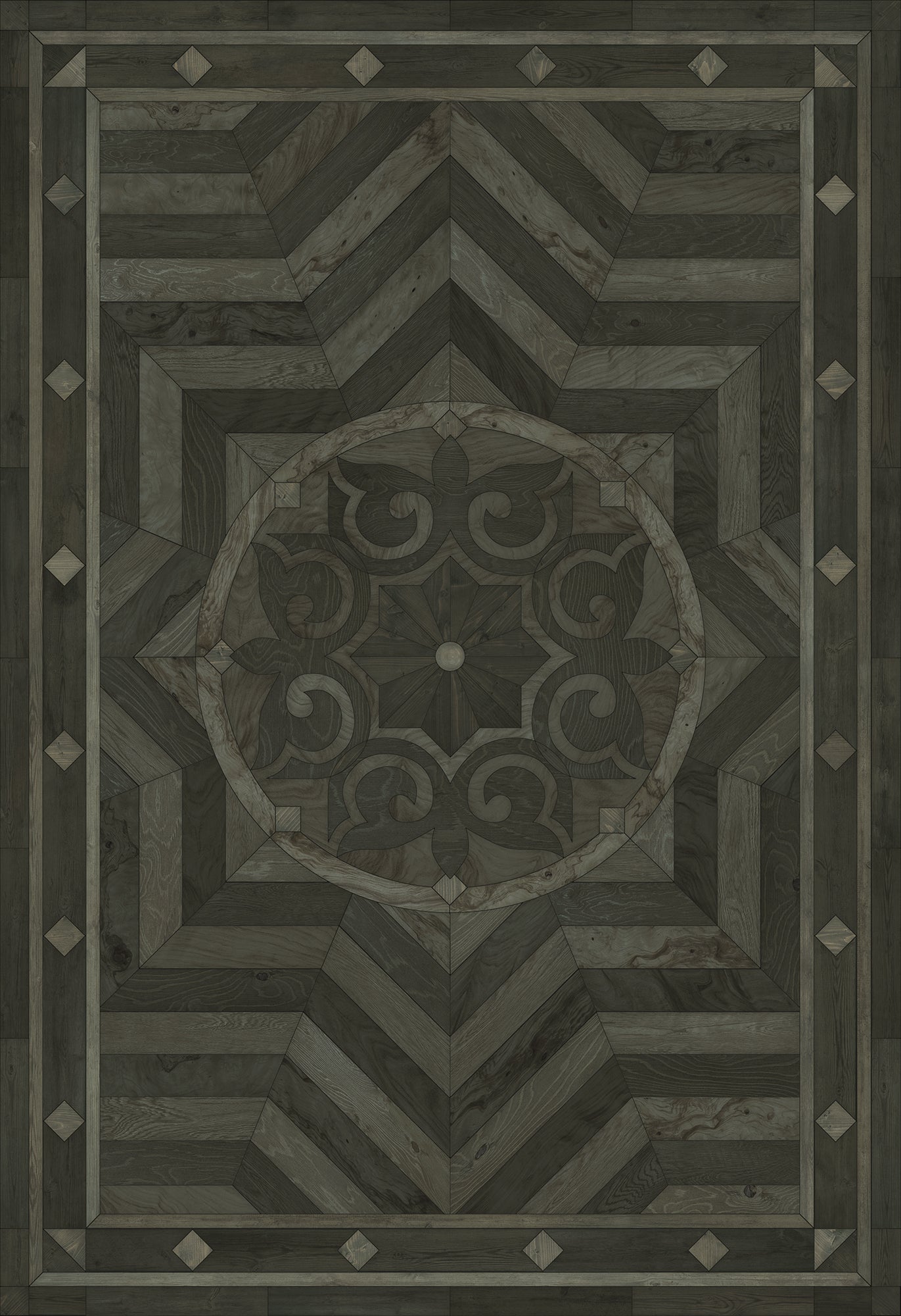 Artisanry - Caledonian - What is Good and Strong 120x175 Vinyl Floorcloth