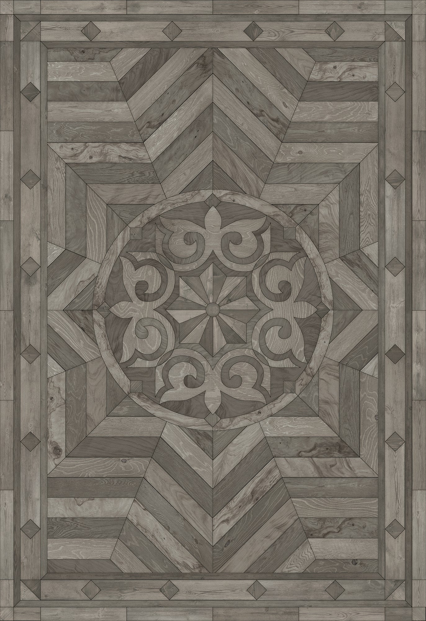 Artisanry - Caledonian - Written on the Arched Sky 70x102 Vinyl Floorcloth