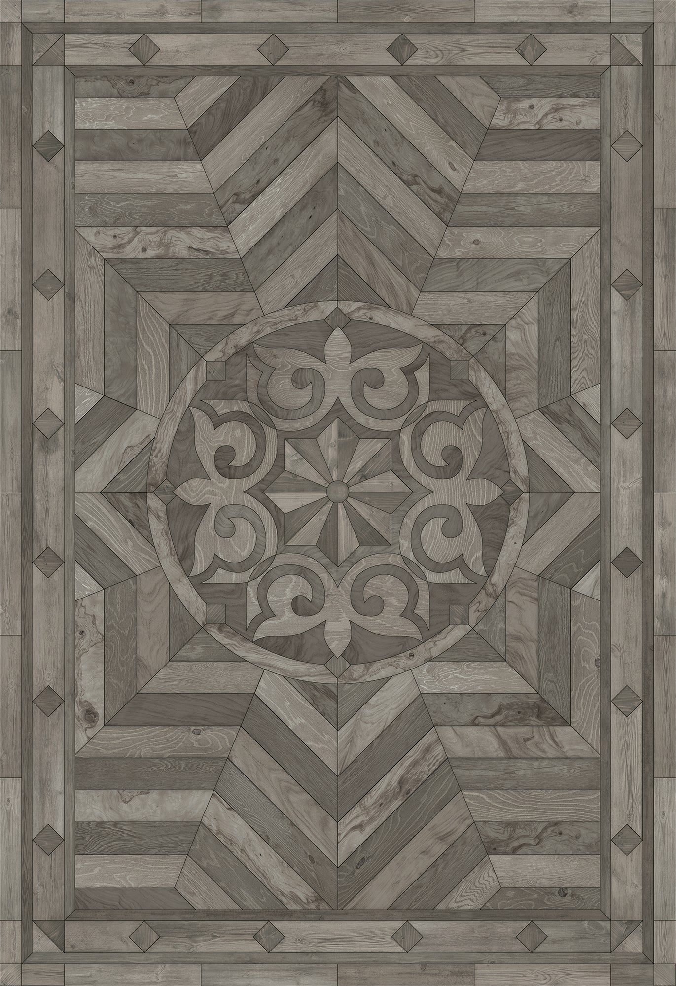 Artisanry - Caledonian - Written on the Arched Sky 96x140 Vinyl Floorcloth