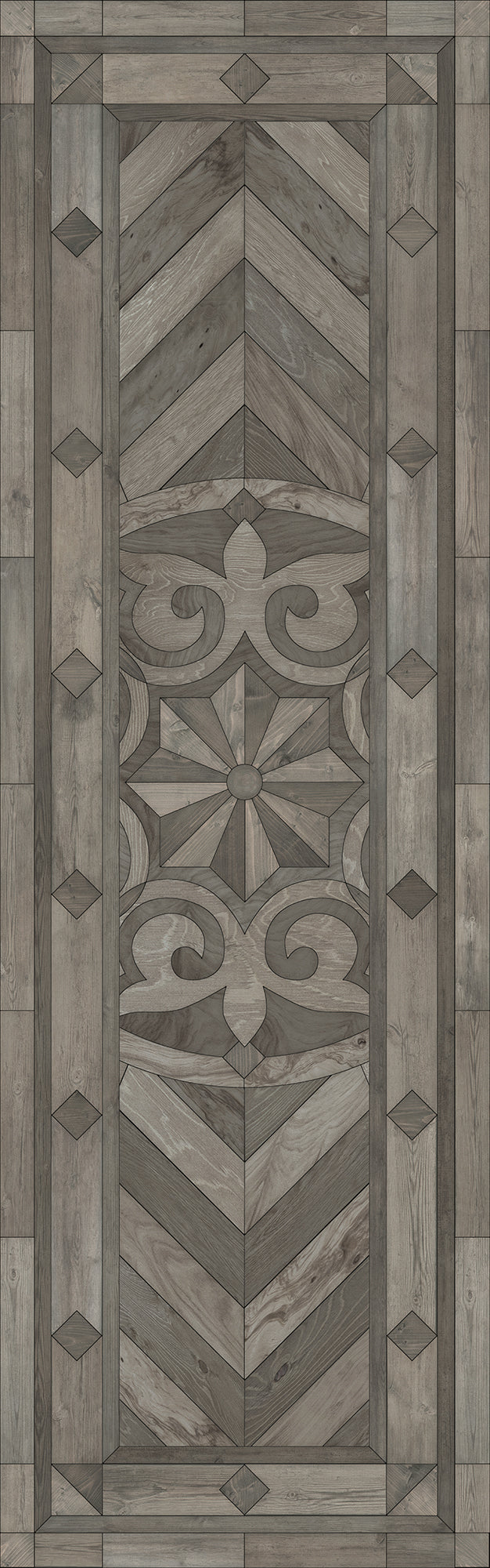 Artisanry - Caledonian - Written on the Arched Sky 36x115 Vinyl Floorcloth