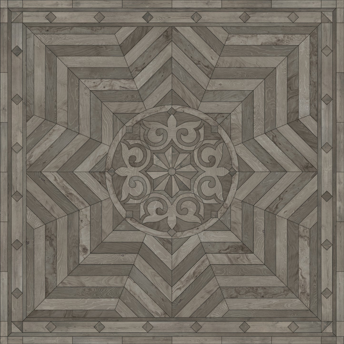Artisanry - Caledonian - Written on the Arched Sky 120x120 Vinyl Floorcloth