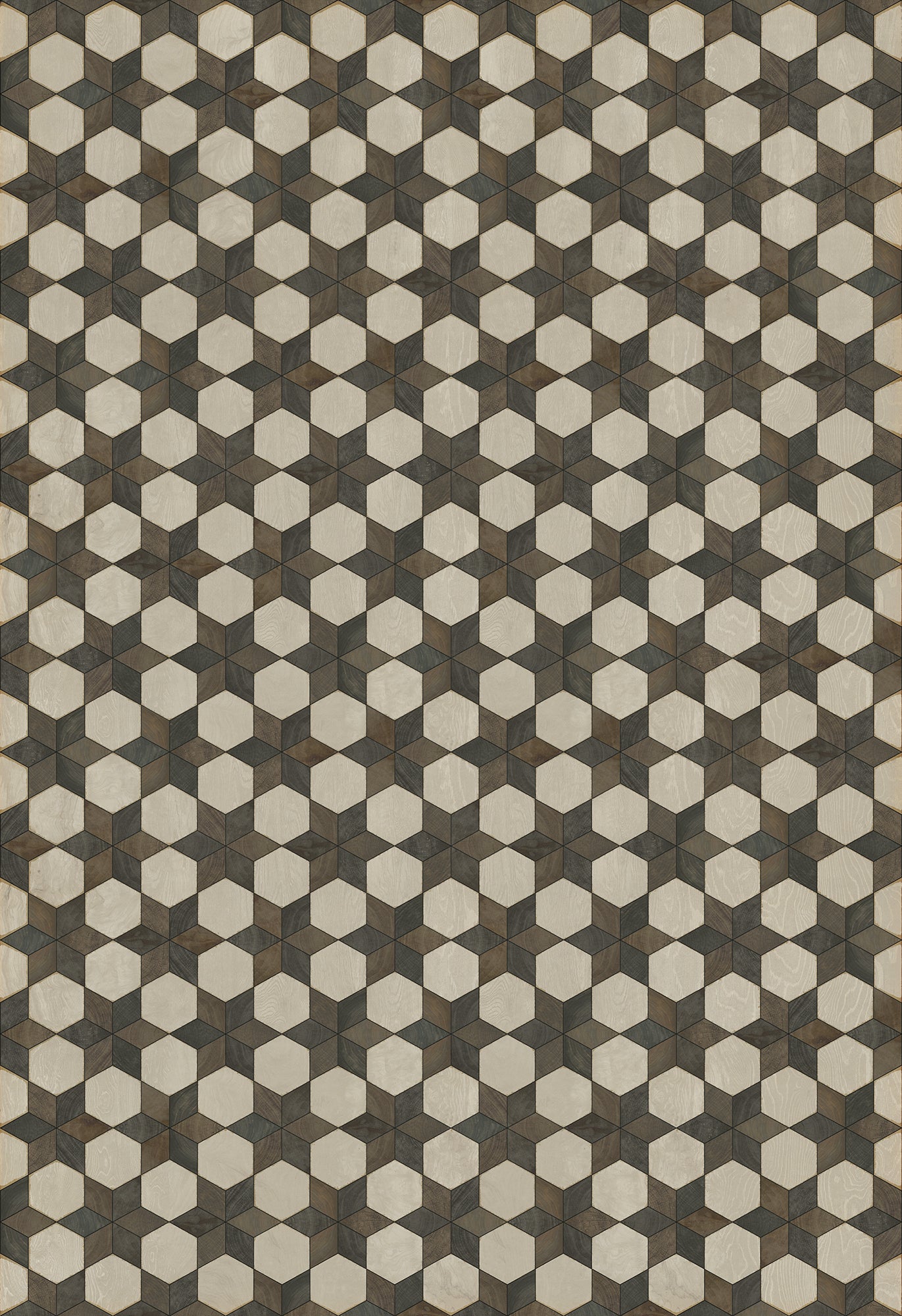Artisanry - Illuminated - Battlestar 120x175 Vintage Vinyl Floorcloth