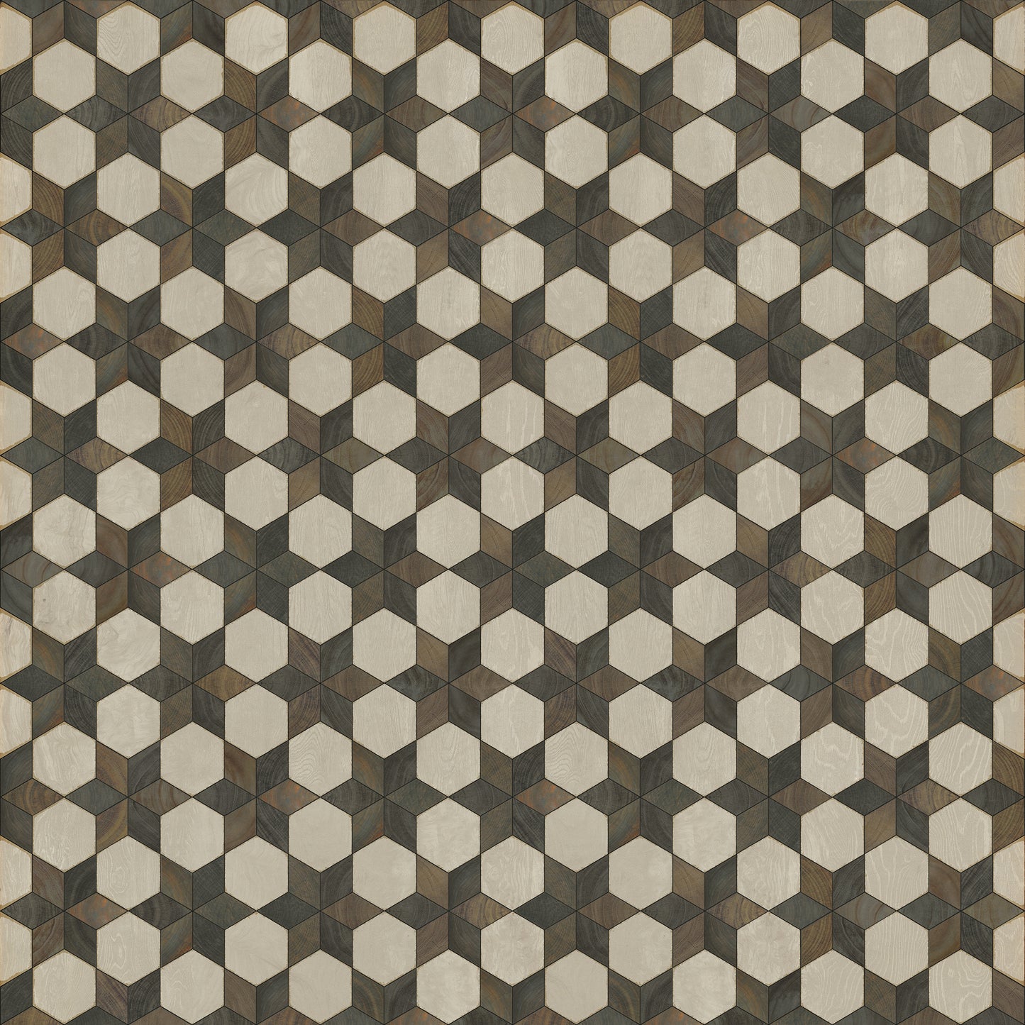 Artisanry - Illuminated - Battlestar 96x96 Vintage Vinyl Floorcloth