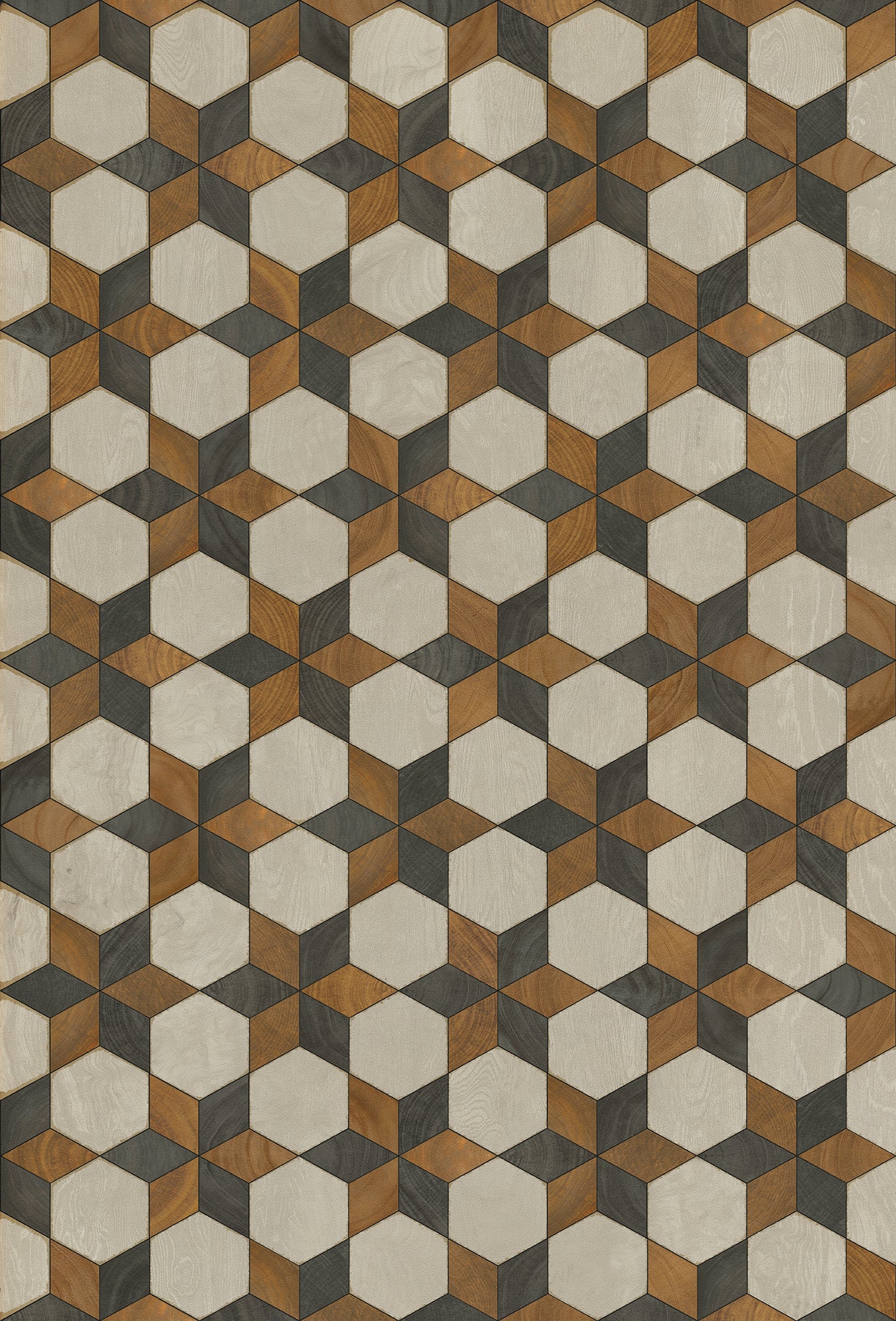 Artisanry - Illuminated - Neutron Star 38x56 Vintage Vinyl Floorcloth