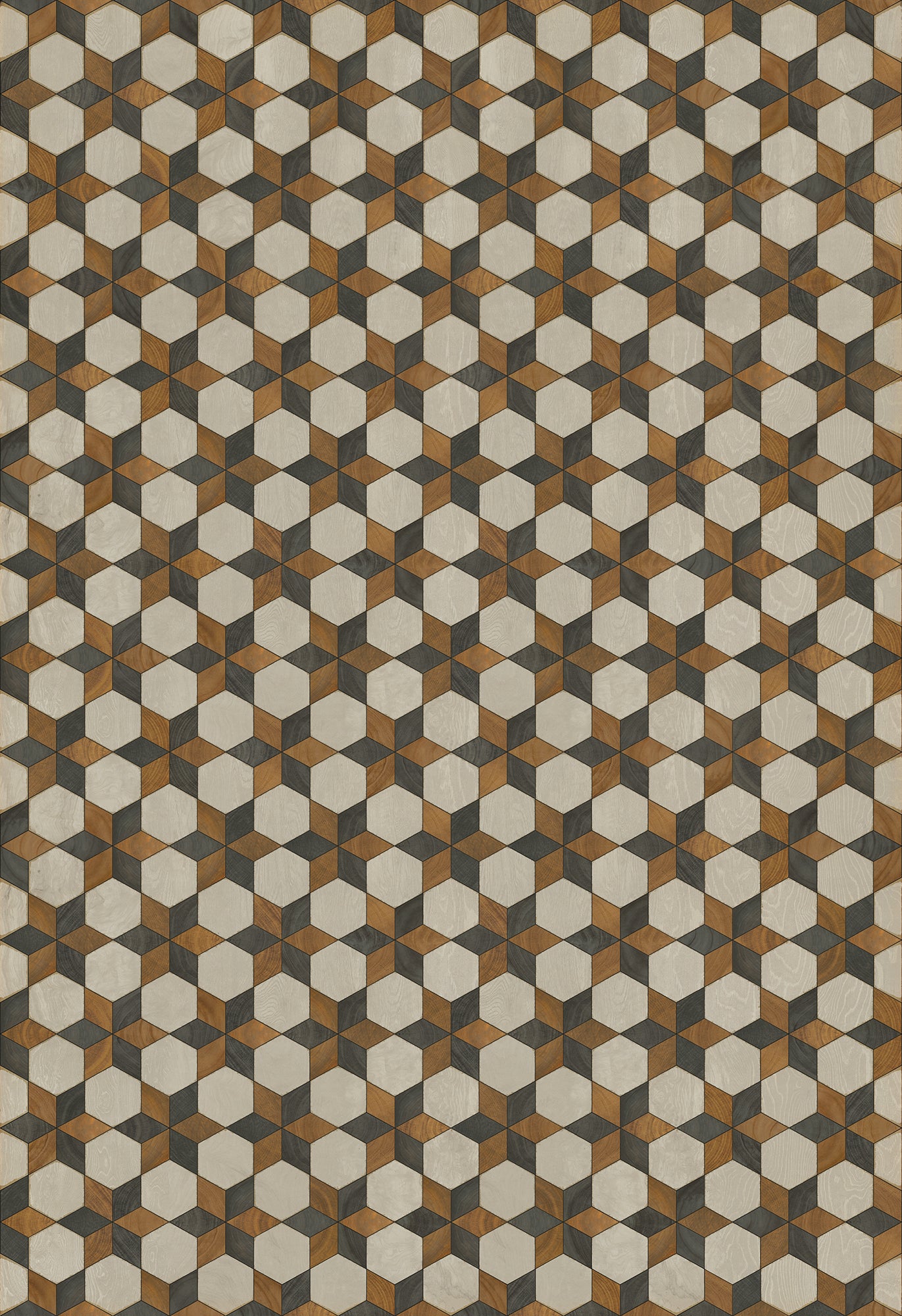 Artisanry - Illuminated - Neutron Star 96x140 Vintage Vinyl Floorcloth