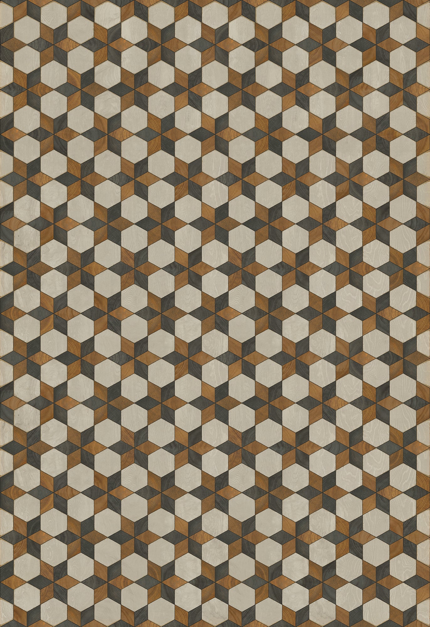 Artisanry - Illuminated - Neutron Star 120x175 Vintage Vinyl Floorcloth