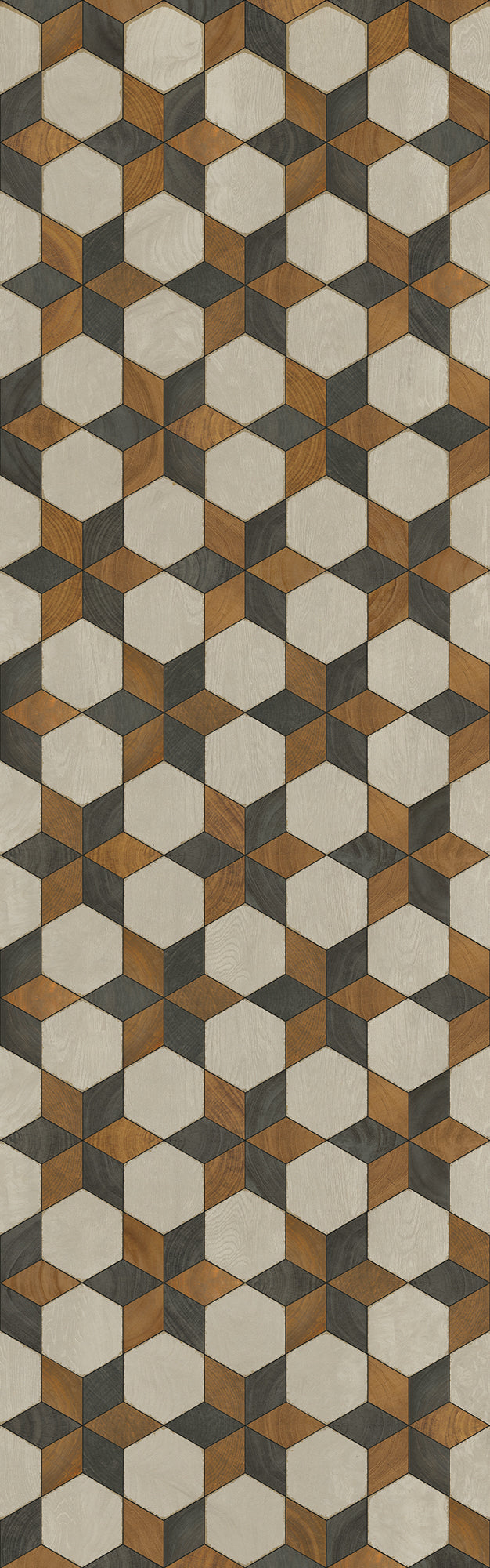 Artisanry - Illuminated - Neutron Star 36x115 Vintage Vinyl Floorcloth