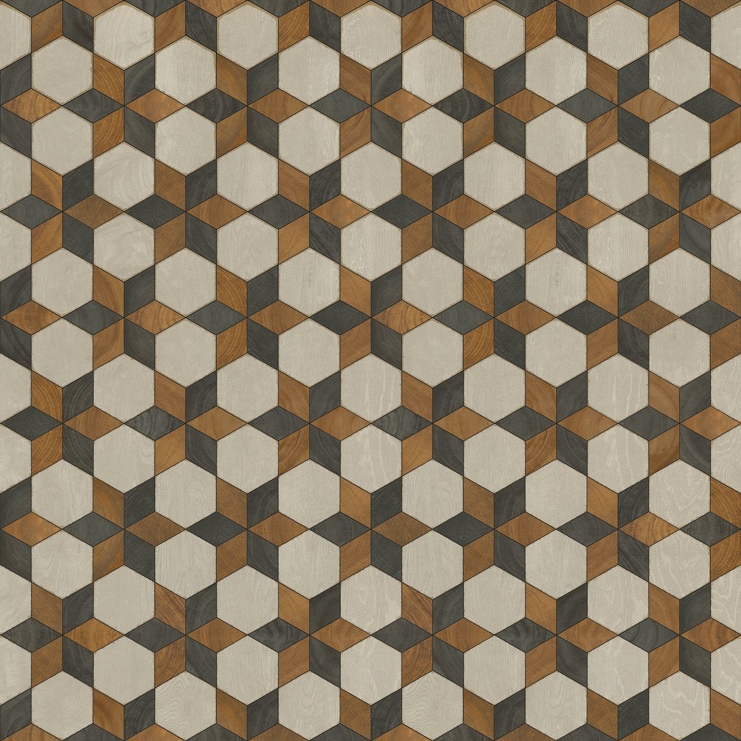 Artisanry - Illuminated - Neutron Star 60x60 Vintage Vinyl Floorcloth