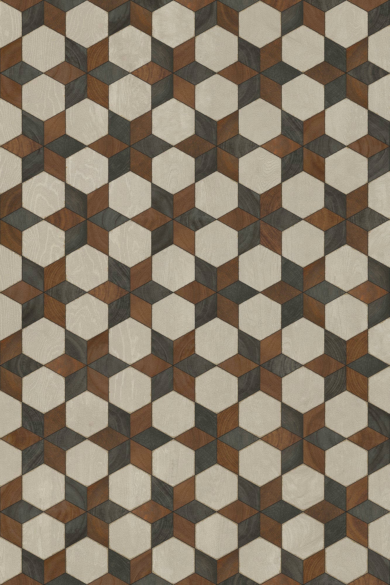 Artisanry - Illuminated - Radio Star 20x30 Vintage Vinyl Floorcloth