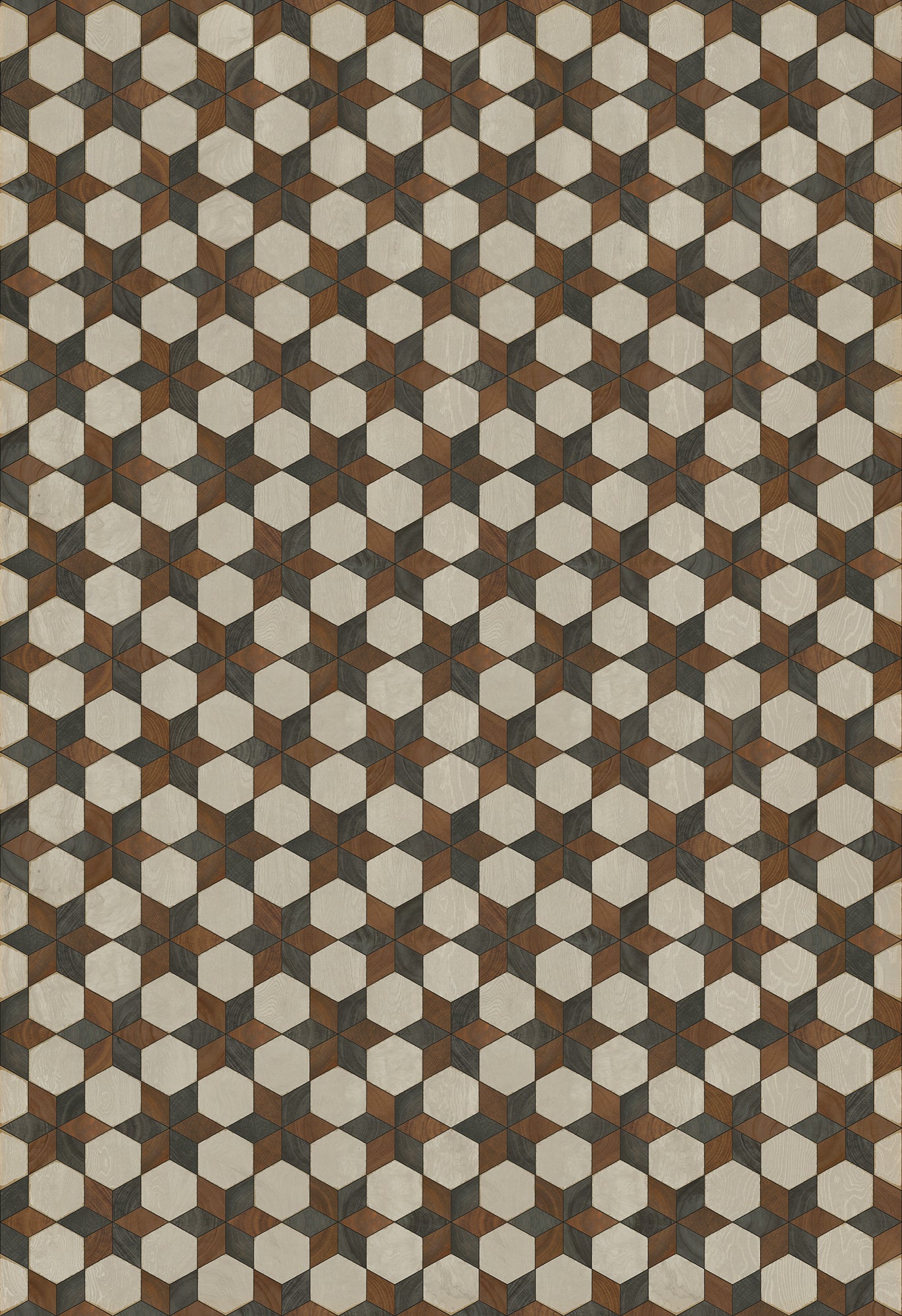 Artisanry - Illuminated - Radio Star 96x140 Vintage Vinyl Floorcloth