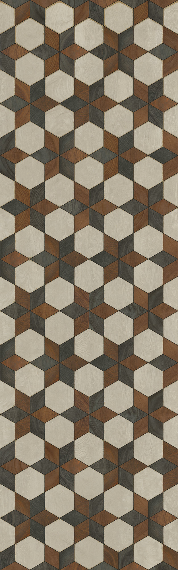 Artisanry - Illuminated - Radio Star 36x115 Vintage Vinyl Floorcloth