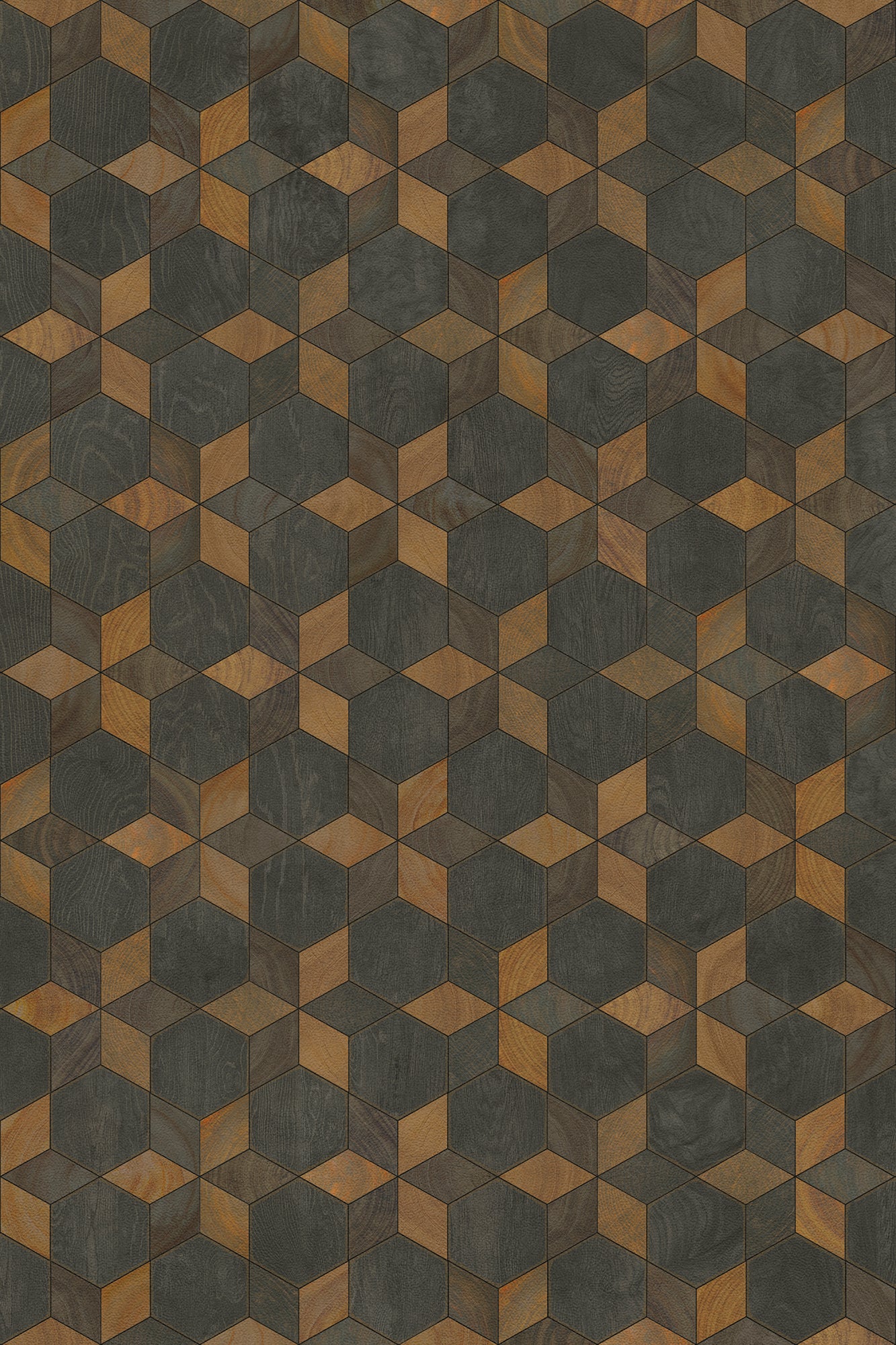 Artisanry - Illuminated - Rock Star 20x30 Vintage Vinyl Floorcloth