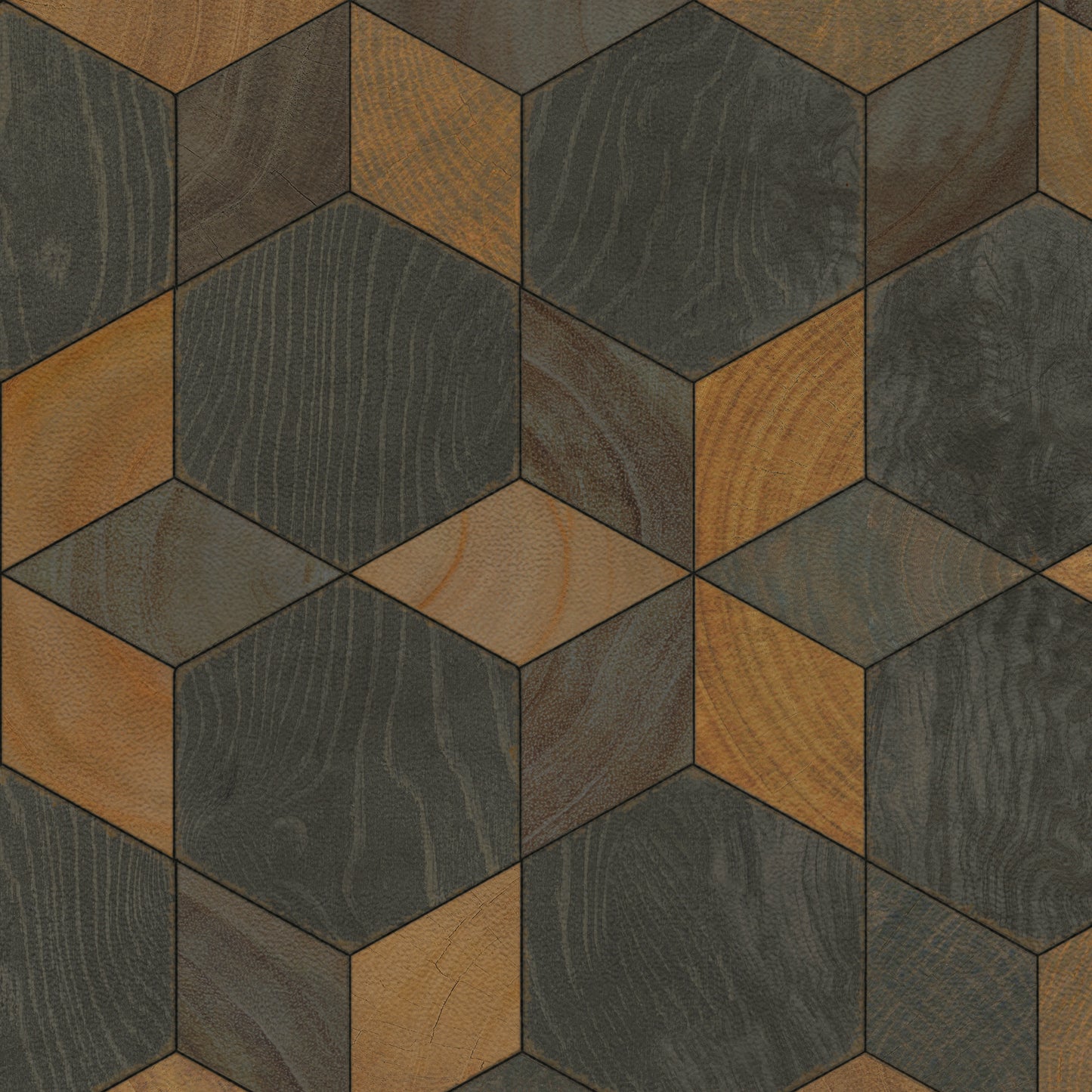 Artisanry - Illuminated - Rock Star 38x56 Vintage Vinyl Floorcloth