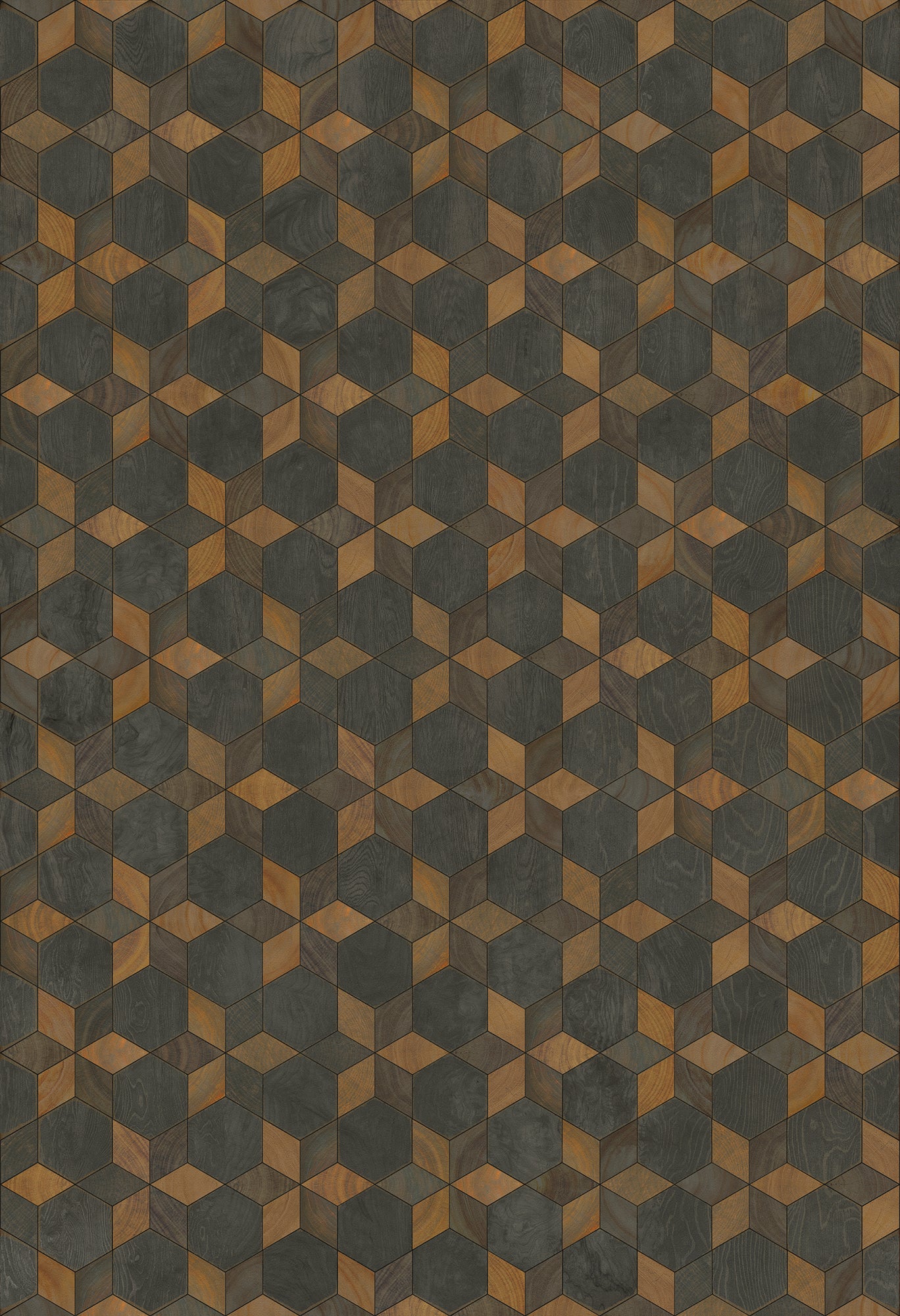 Artisanry - Illuminated - Rock Star 52x76 Vintage Vinyl Floorcloth