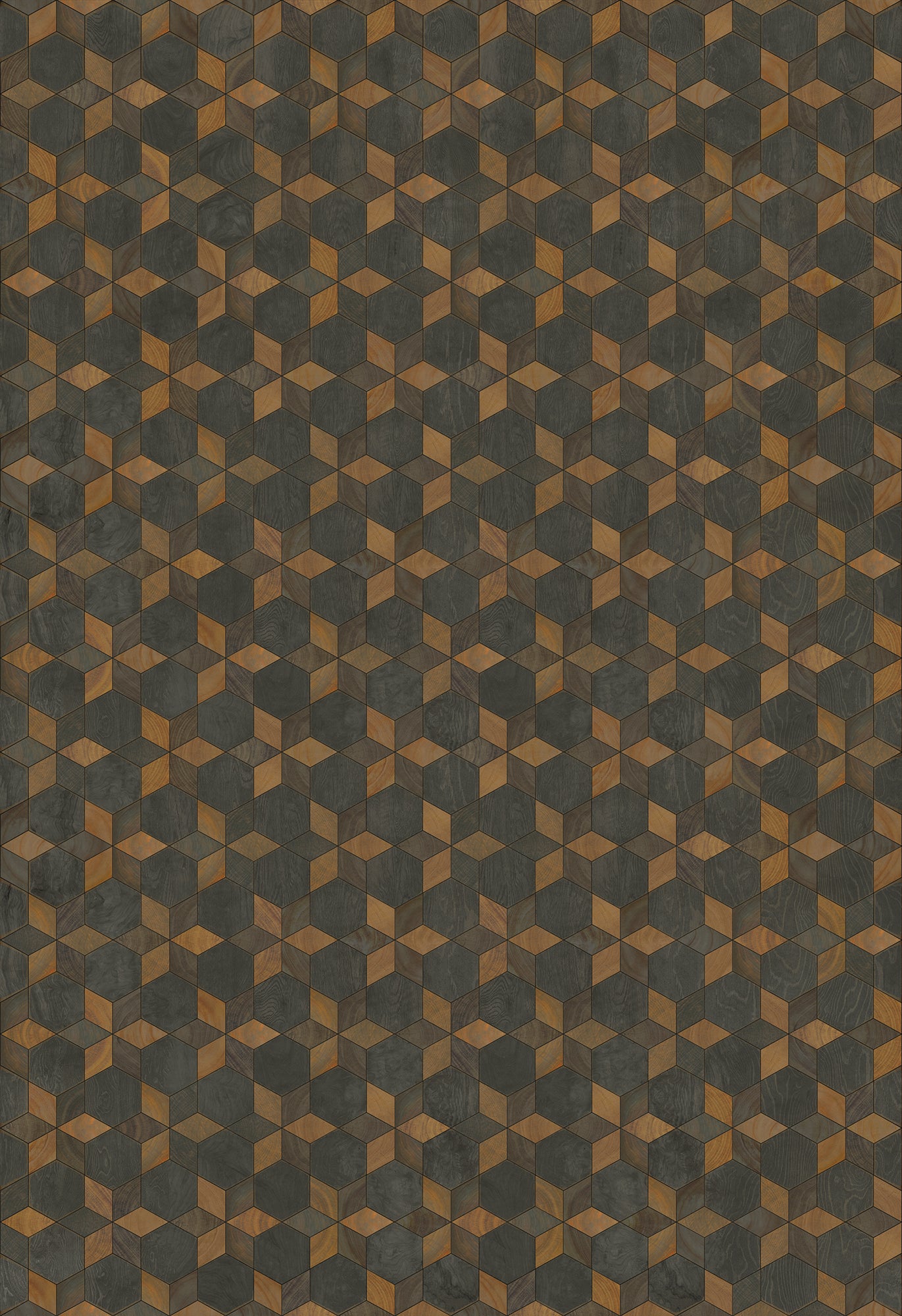 Artisanry - Illuminated - Rock Star 96x140 Vintage Vinyl Floorcloth