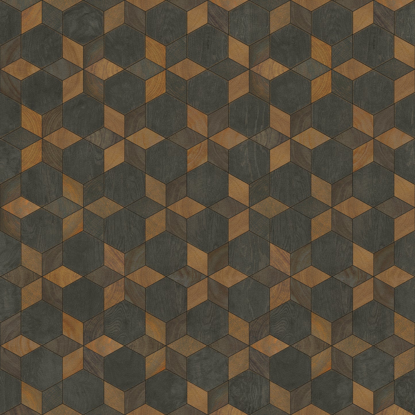 Artisanry - Illuminated - Rock Star 36x36 Vintage Vinyl Floorcloth