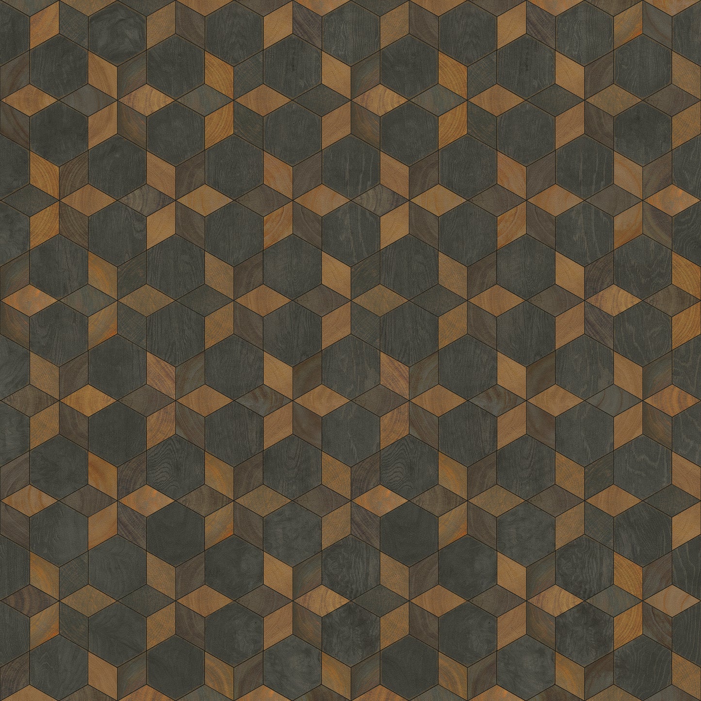 Artisanry - Illuminated - Rock Star 60x60 Vintage Vinyl Floorcloth