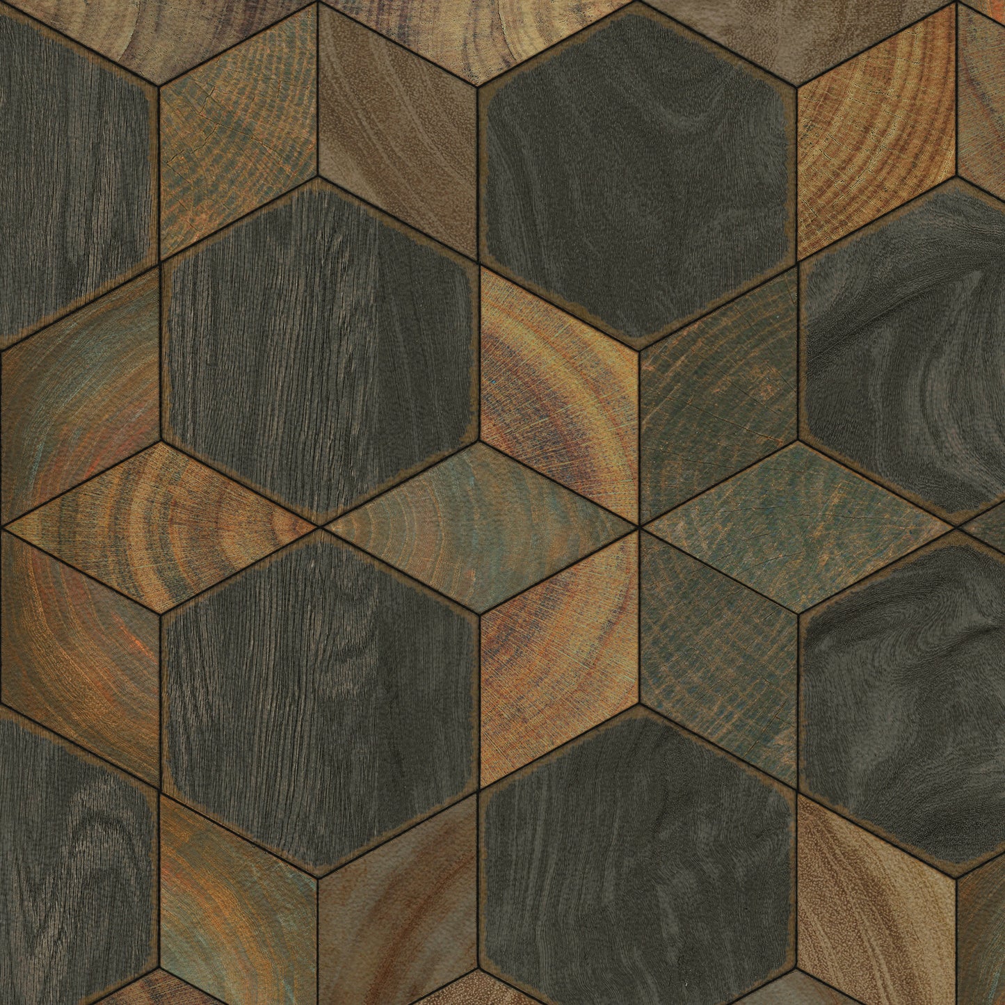 Artisanry - Illuminated - Shooting Star 38x56 Vintage Vinyl Floorcloth