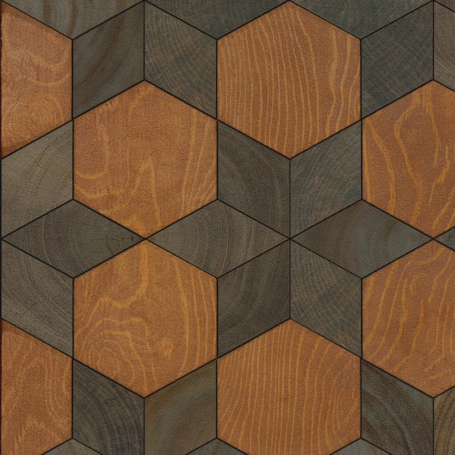 Artisanry - Illuminated - Star Chamber 38x56 Vintage Vinyl Floorcloth