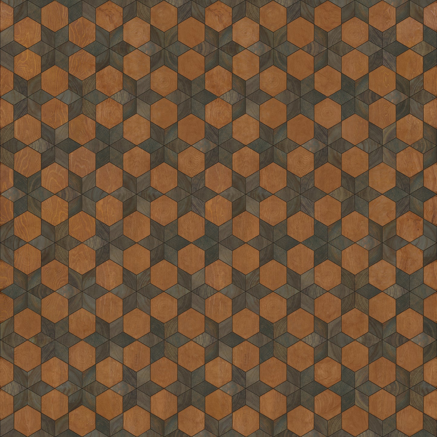 Artisanry - Illuminated - Star Chamber 96x96 Vintage Vinyl Floorcloth