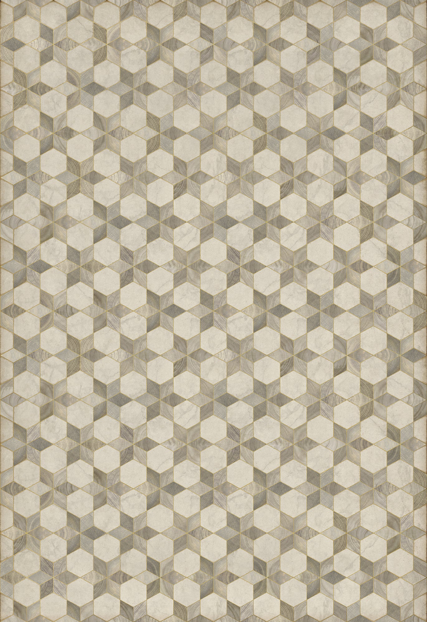 Artisanry - Illuminated - Starlight 120x175 Vintage Vinyl Floorcloth