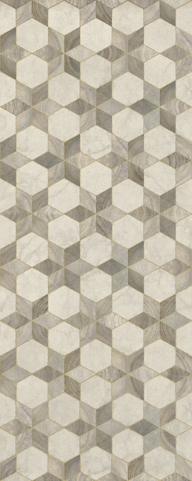Artisanry - Illuminated - Starlight 36x90 Vintage Vinyl Floorcloth
