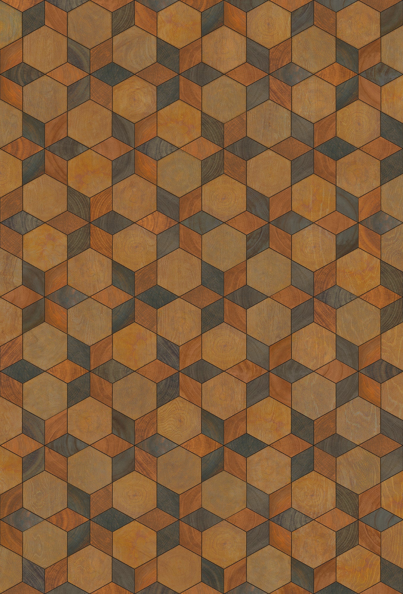 Artisanry - Illuminated - Starmaker 38x56 Vintage Vinyl Floorcloth