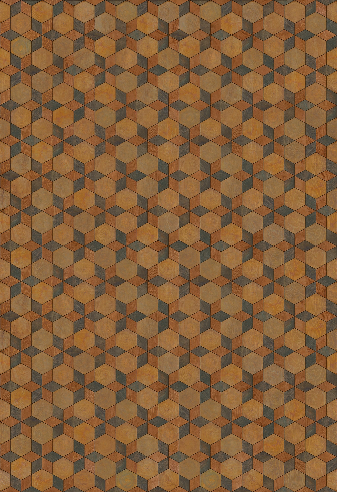Artisanry - Illuminated - Starmaker 120x175 Vintage Vinyl Floorcloth