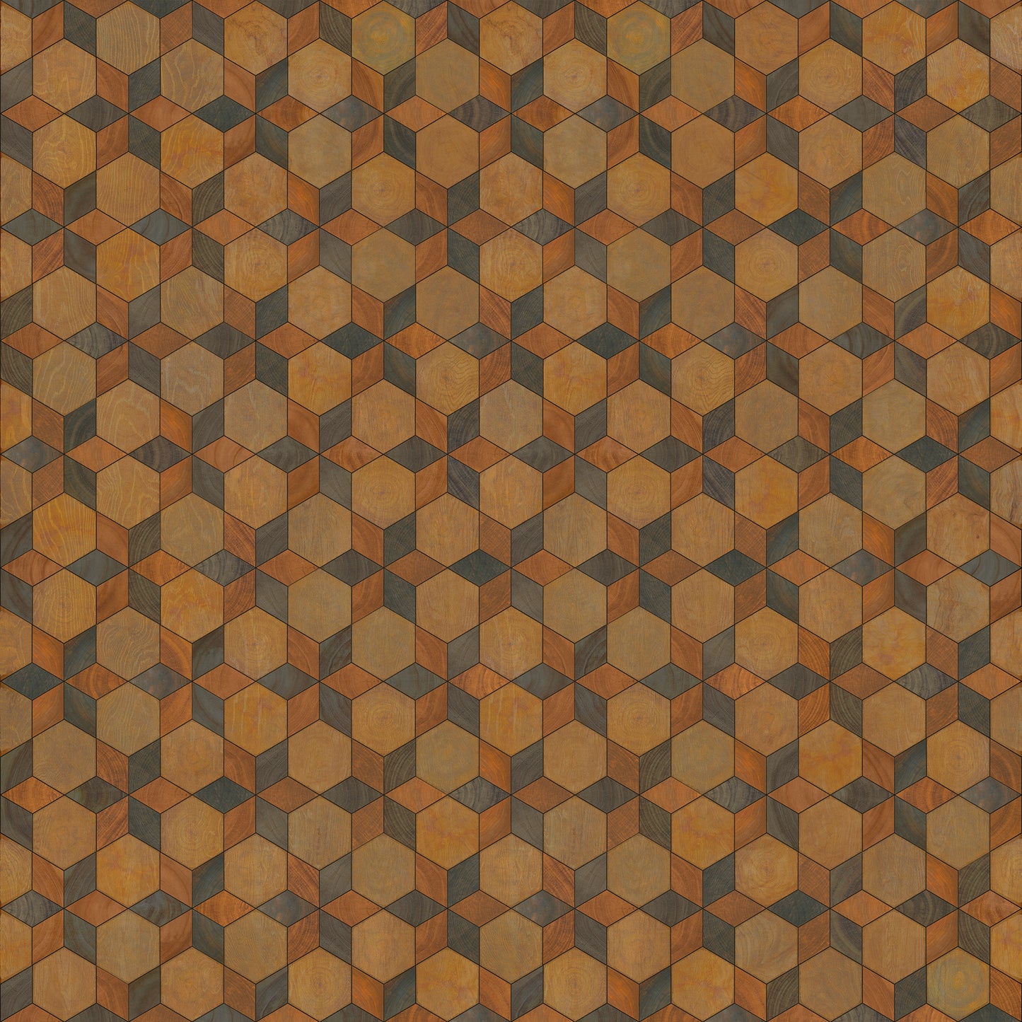 Artisanry - Illuminated - Starmaker 96x96 Vintage Vinyl Floorcloth