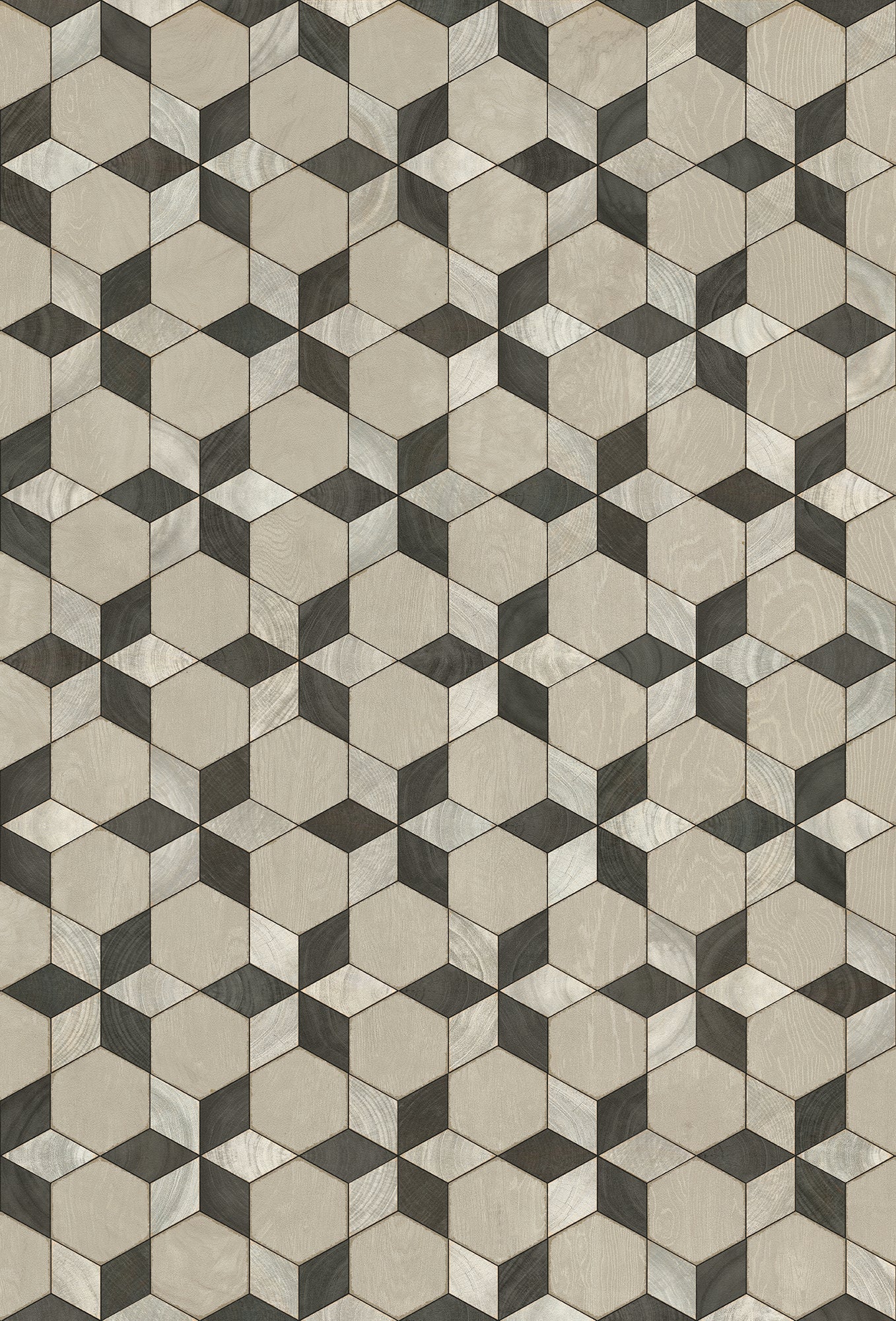 Artisanry - Illuminated - Starman 38x56 Vintage Vinyl Floorcloth
