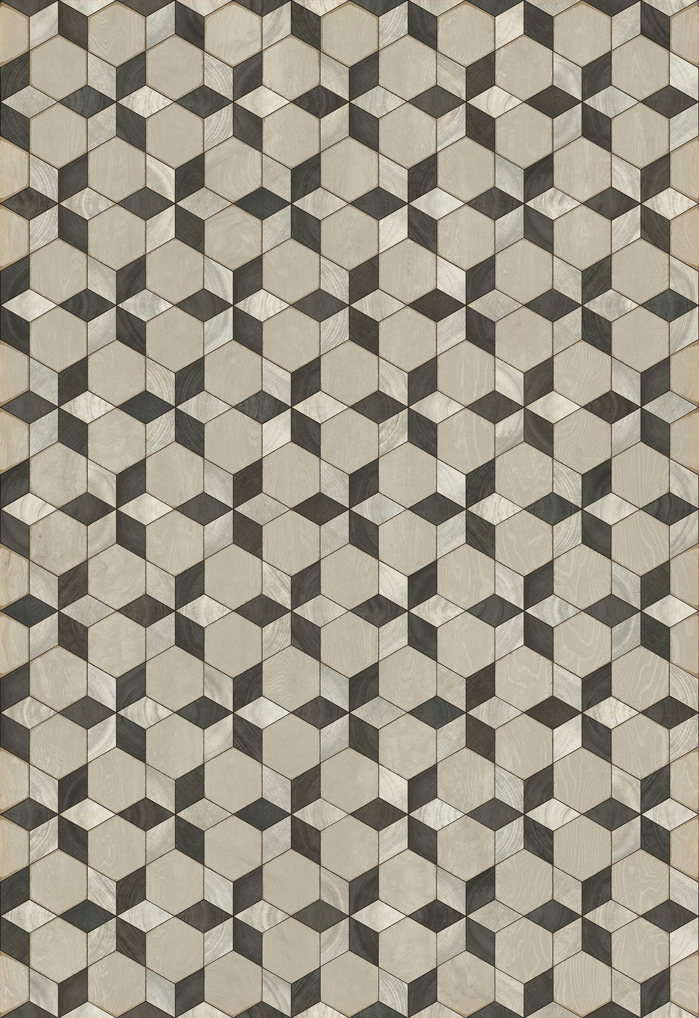 Artisanry - Illuminated - Starman 70x102 Vintage Vinyl Floorcloth