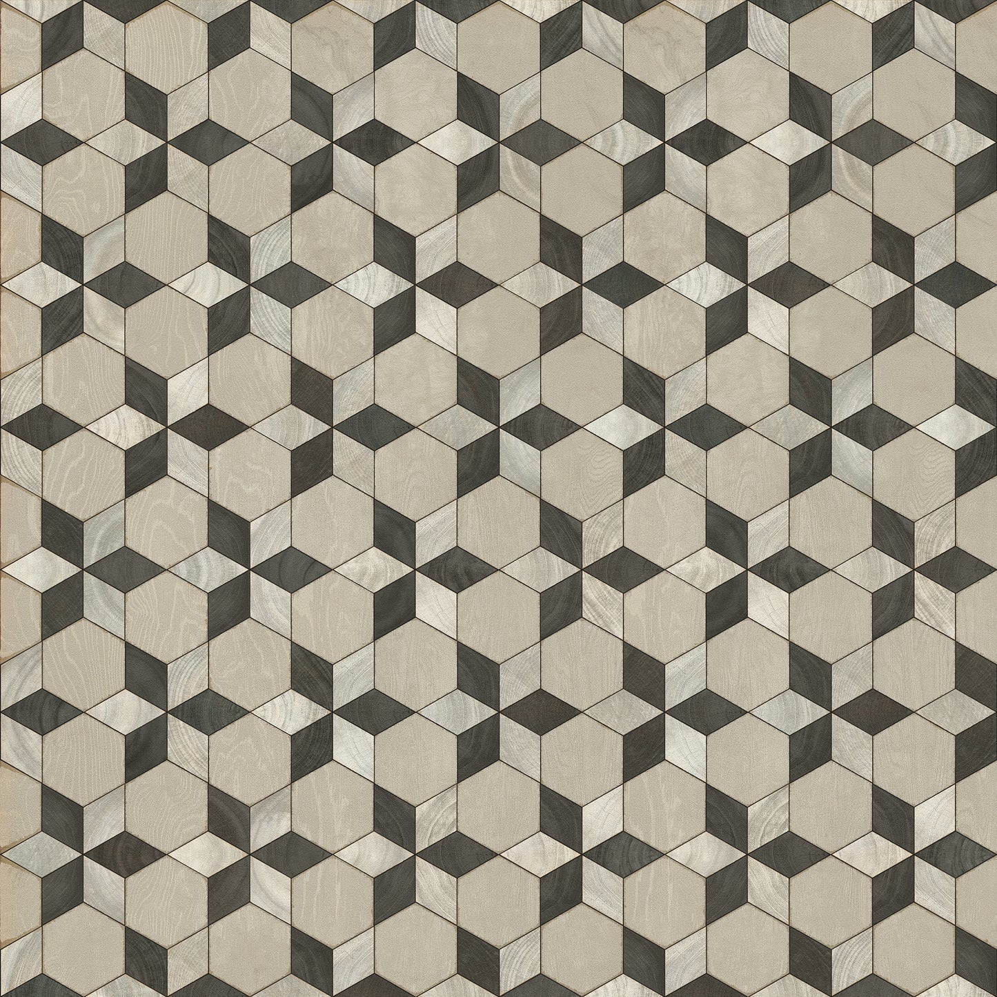 Artisanry - Illuminated - Starman 60x60 Vintage Vinyl Floorcloth