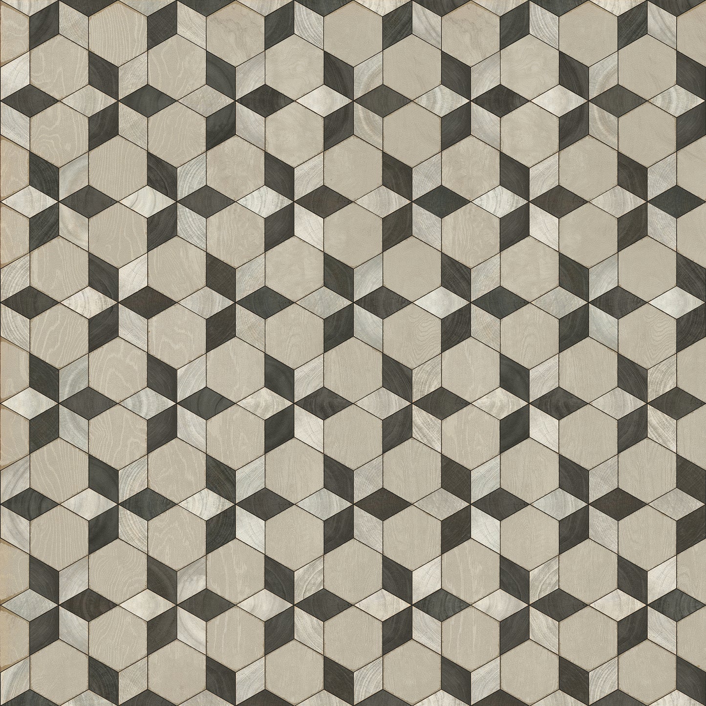Artisanry - Illuminated - Starman 72x72 Vintage Vinyl Floorcloth