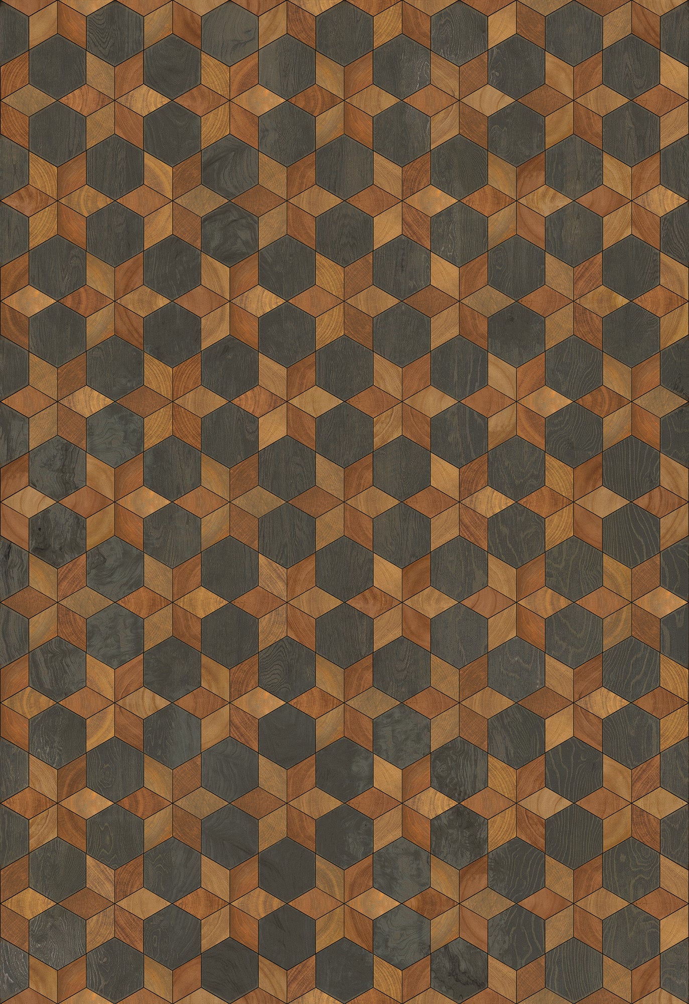 Artisanry - Illuminated - The Prettiest Star 70x102 Vintage Vinyl Floorcloth