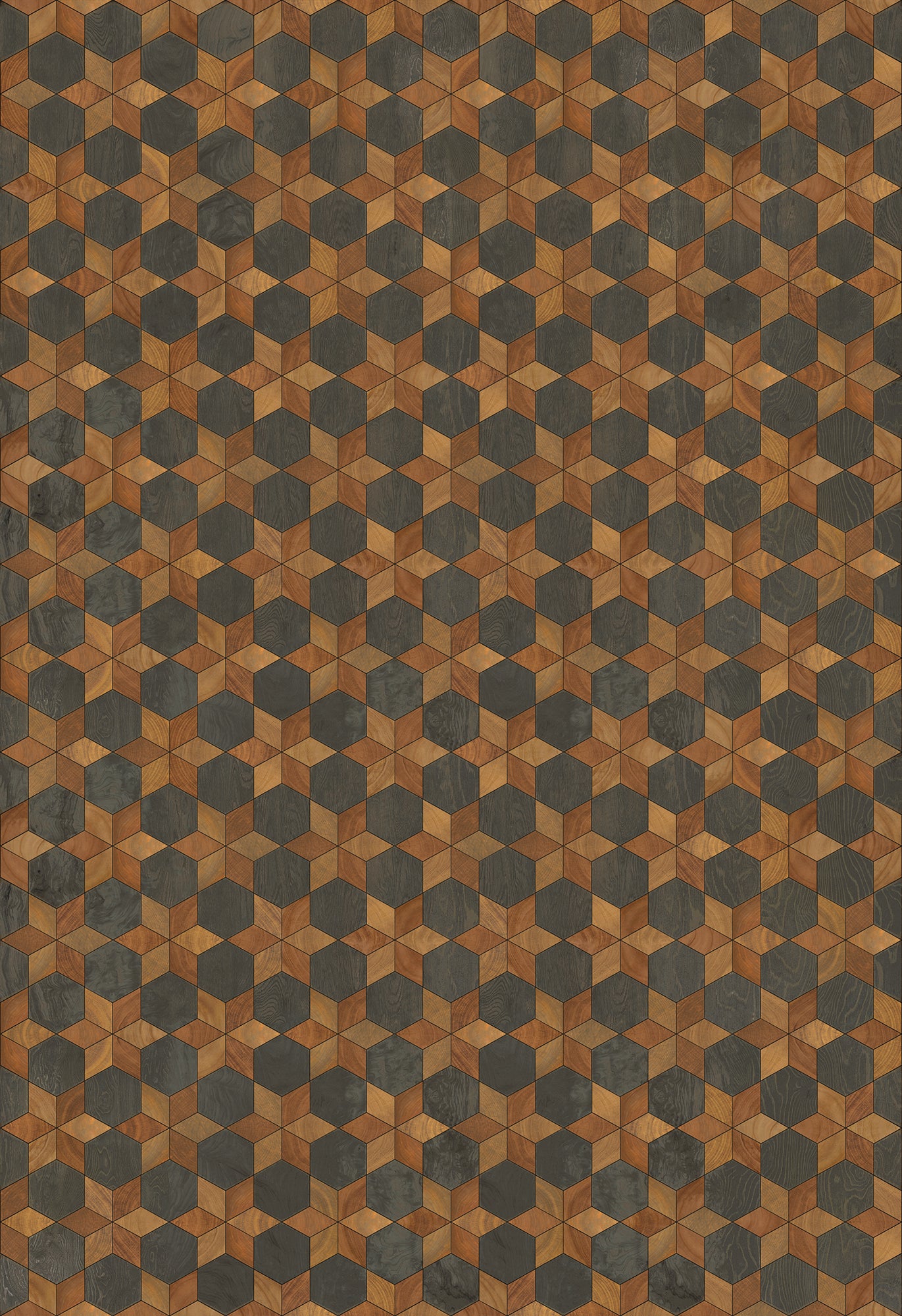 Artisanry - Illuminated - The Prettiest Star 120x175 Vintage Vinyl Floorcloth